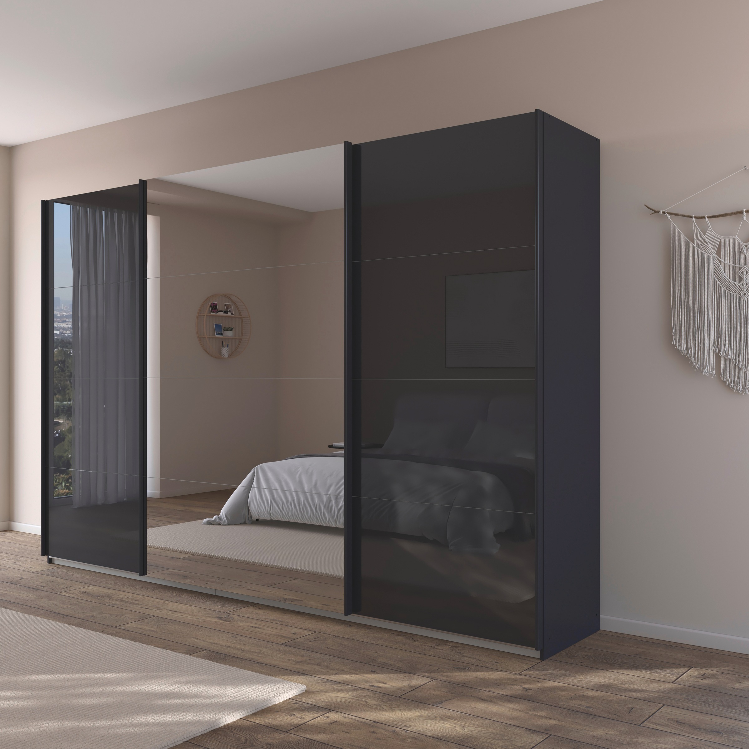 OTTO home Schwebetürenschrank "Kleiderschrank Kleiderschränke Schrank Garde günstig online kaufen