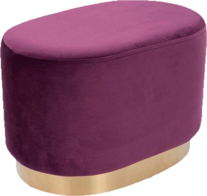 Kayoom Hocker "Nano 410, Hocker in stilvollem Design, ovale Form, mit Fuß a günstig online kaufen