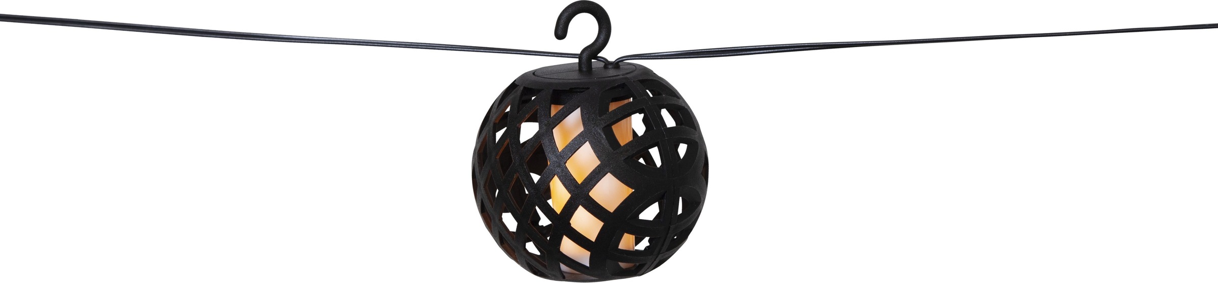 Parforce Traditional Hunting LED-Lichterkette »Flame« 8 Stk.-flammig ca. 2,1 m, Kunststoff, Akku, 2 m Zuleitung, outdoor