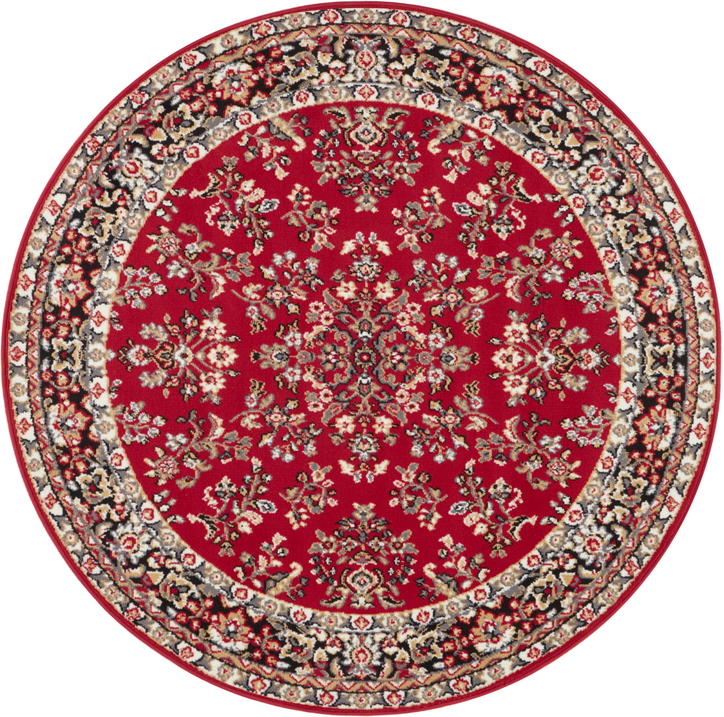 HANSE Home Teppich "Halton" rund 8 mm Höhe Kurzflor, Orient Optik, mit Bord günstig online kaufen