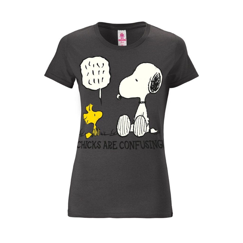 LOGOSHIRT T-Shirt »Snoopy - Peanuts«, mit niedlichem Frontprint