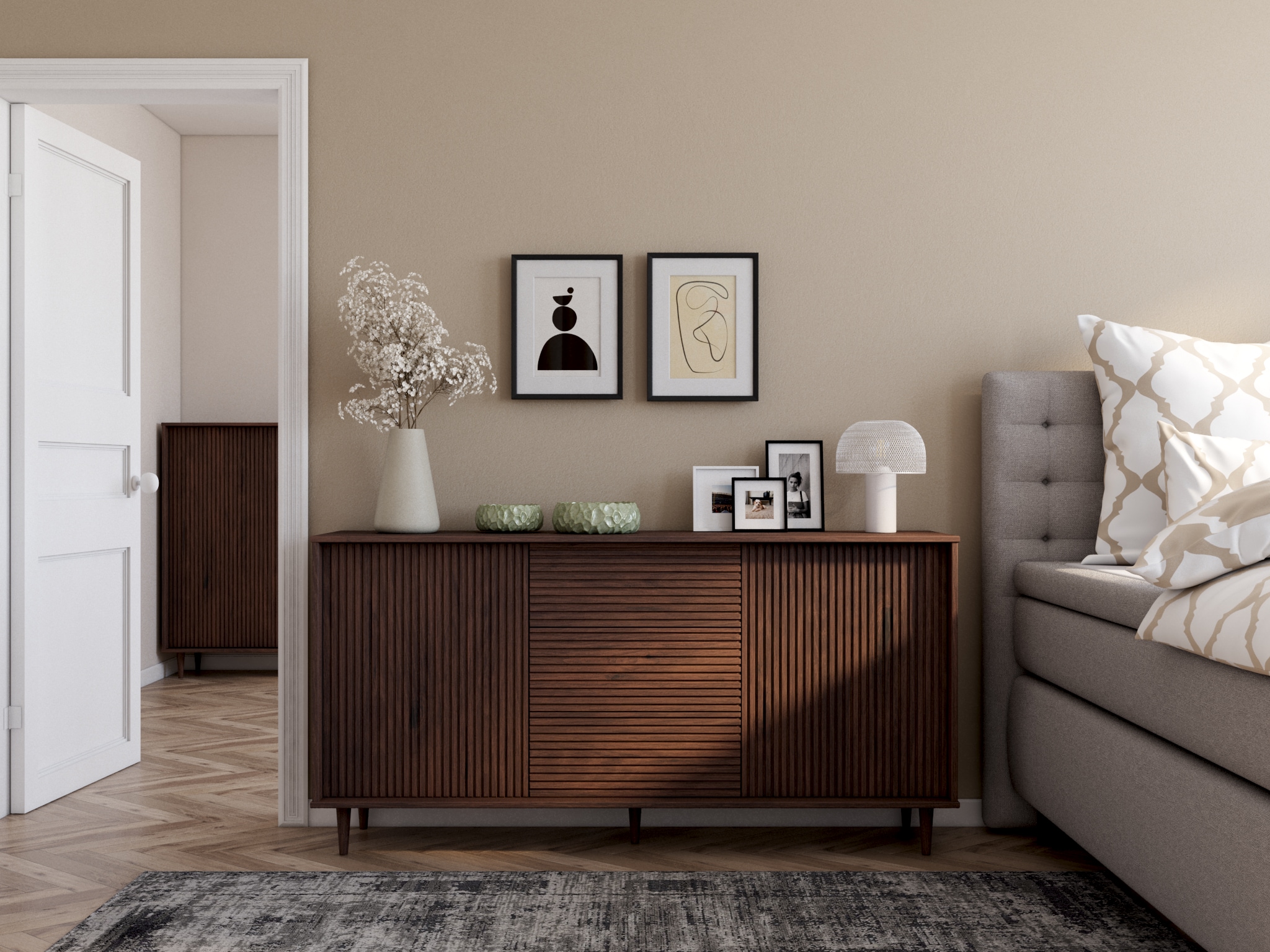 my home Teppich »Hamsa« rechteckig 9 mm Höhe dezenter Glanz, Schrumpf-Garn-Effekt, im Vintage-Look, dichte Qualität