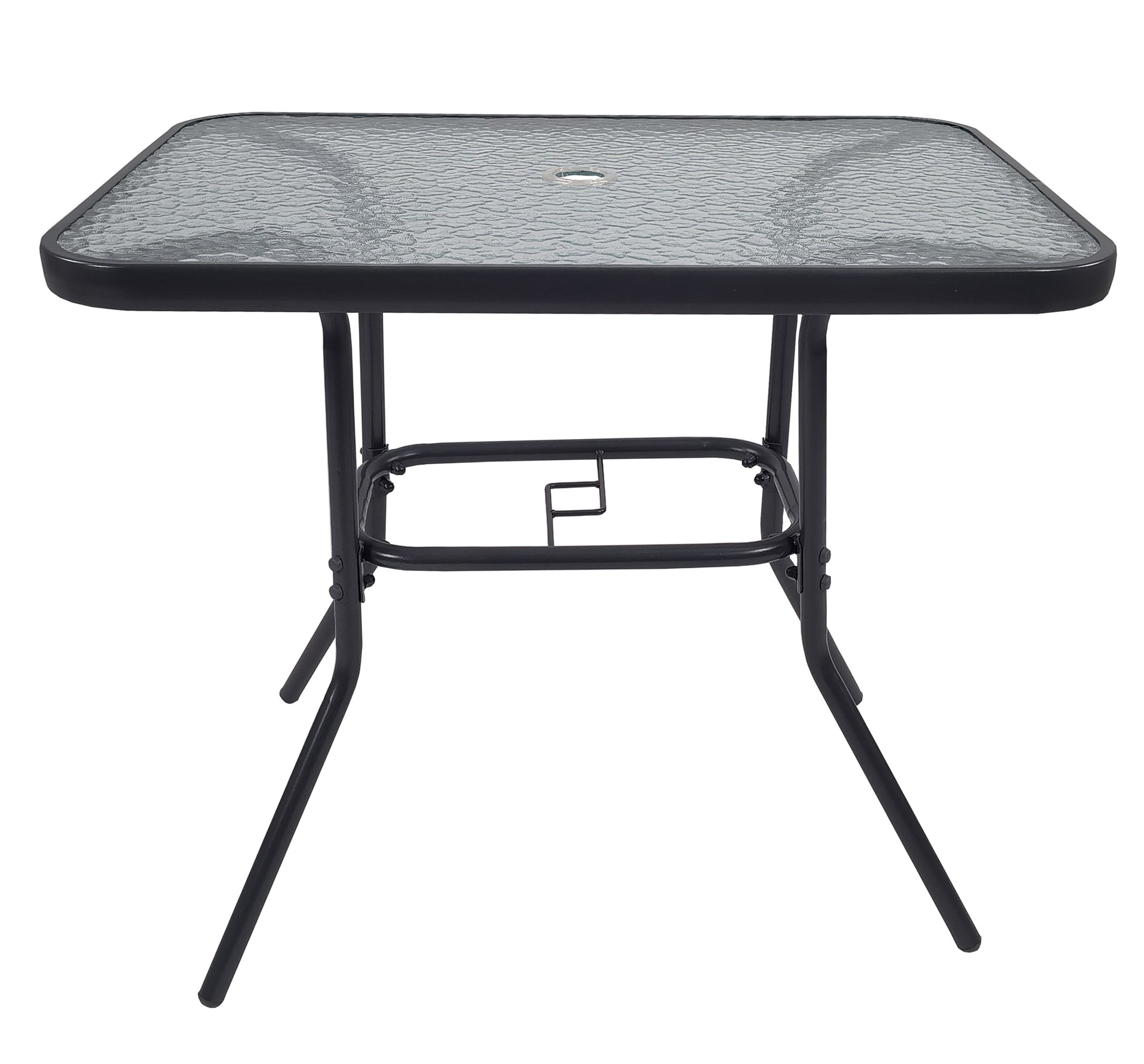 Gartentisch VCM, B:80cm T:55cmklarglas, Tische, "Glas Gartentisch Esstisch Balkontisch 80x55"