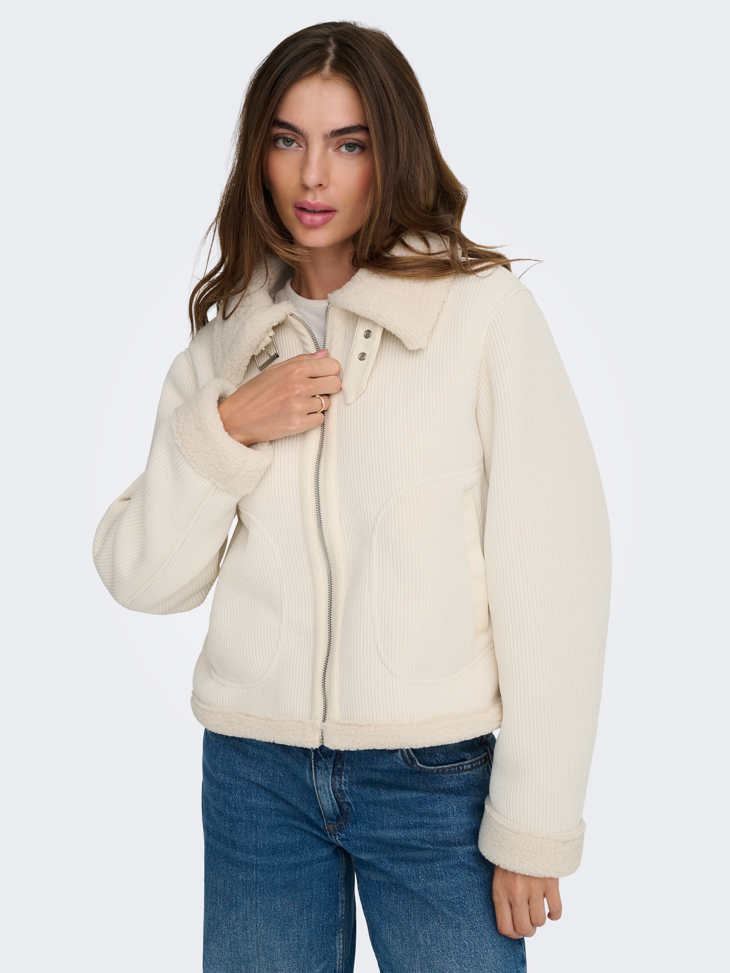 ONLY Cordjacke "ONLKINGSTON CORD BOND JACKET CC OTW" ohne Kapuze günstig online kaufen