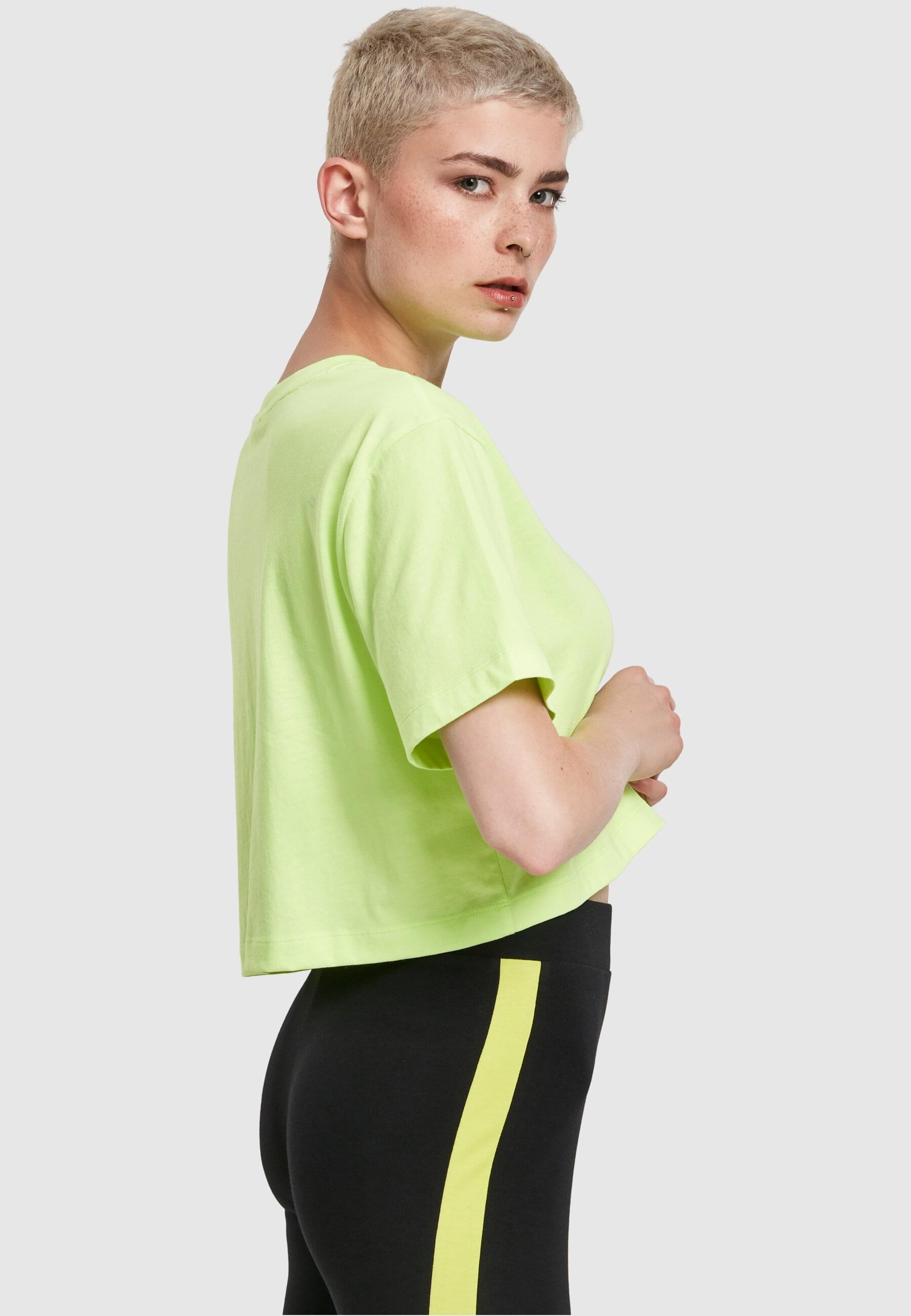 URBAN CLASSICS T-Shirt »Urban Classics Damen Ladies Short Oversized Neon Tee«, (1 tlg.)