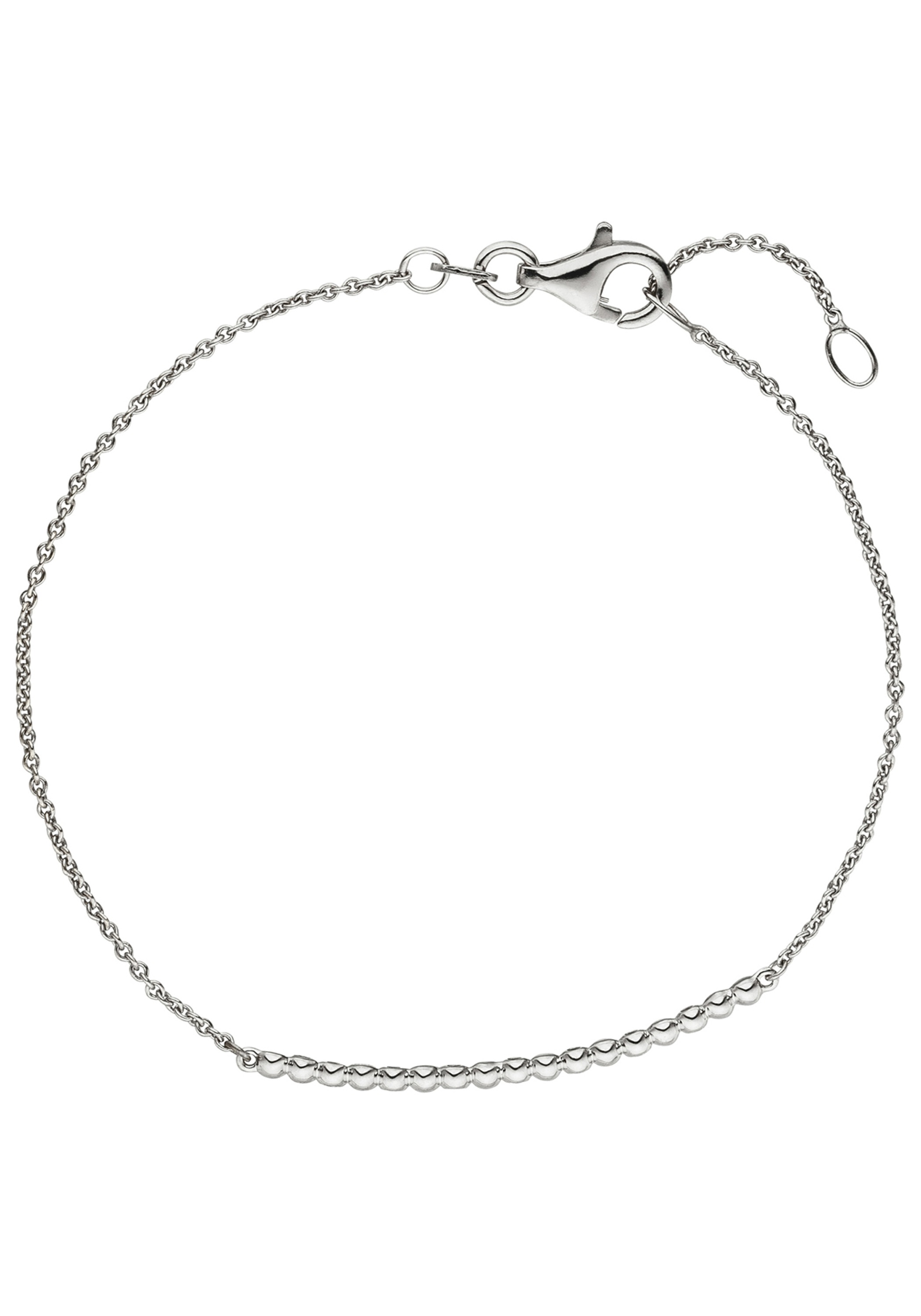JOBO Armband, 585 Weißgold mit 7 Diamanten 17,5 cm