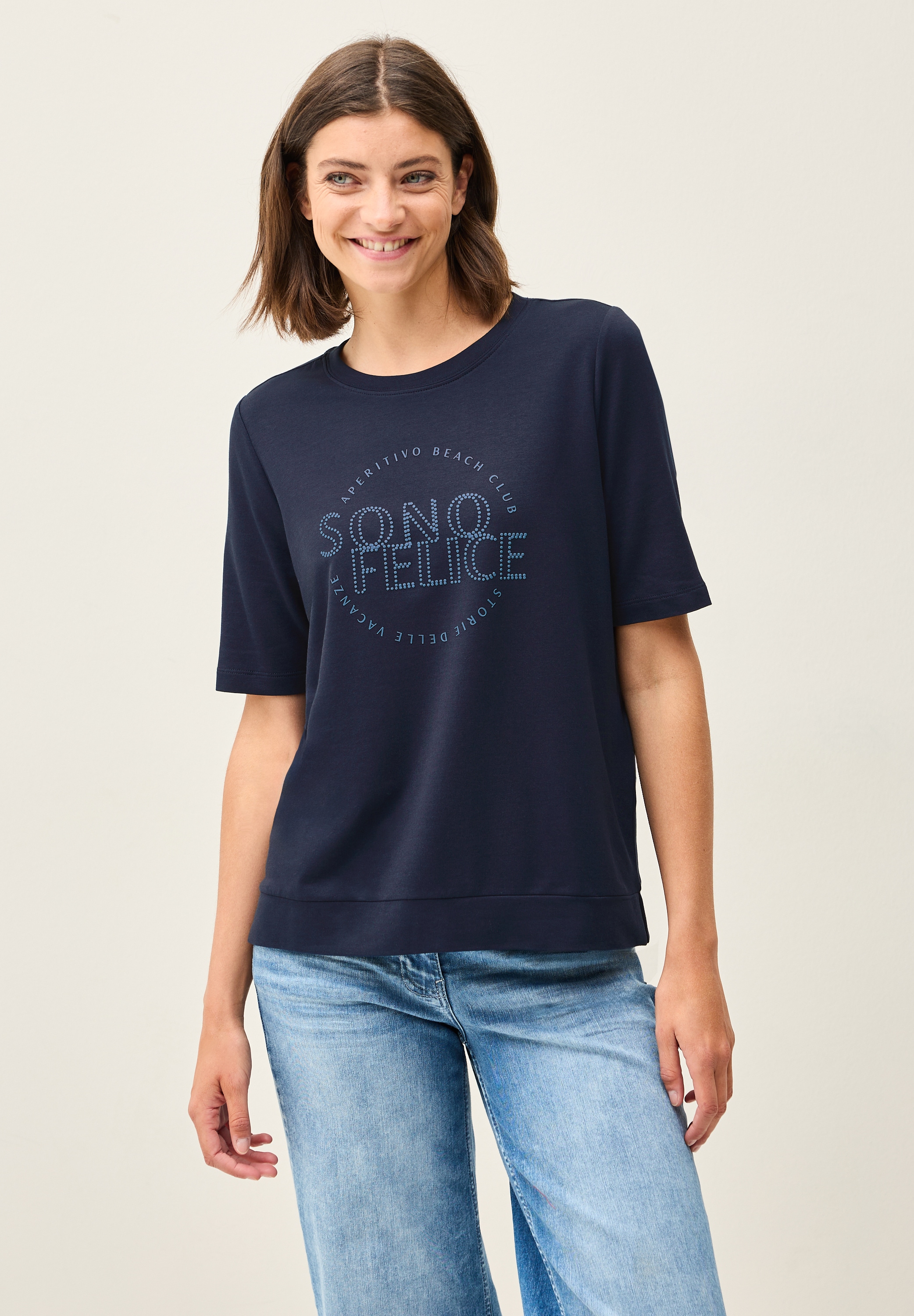 Cecil Print-Shirt, mit Rundhalsausschnitt günstig online kaufen