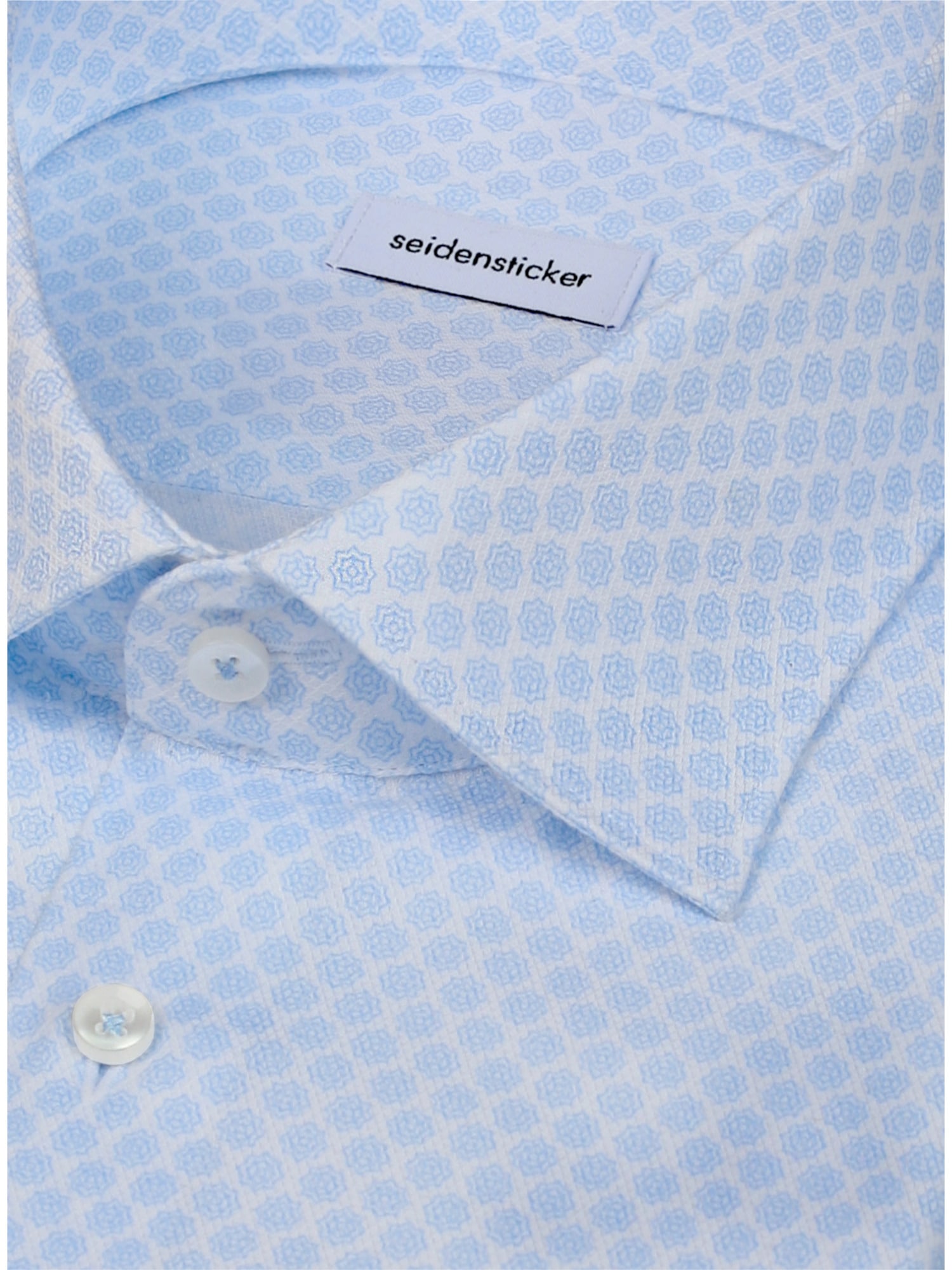 seidensticker Businesshemd »Schwarze Rose« Slim 1/1 Kentkragen Druck