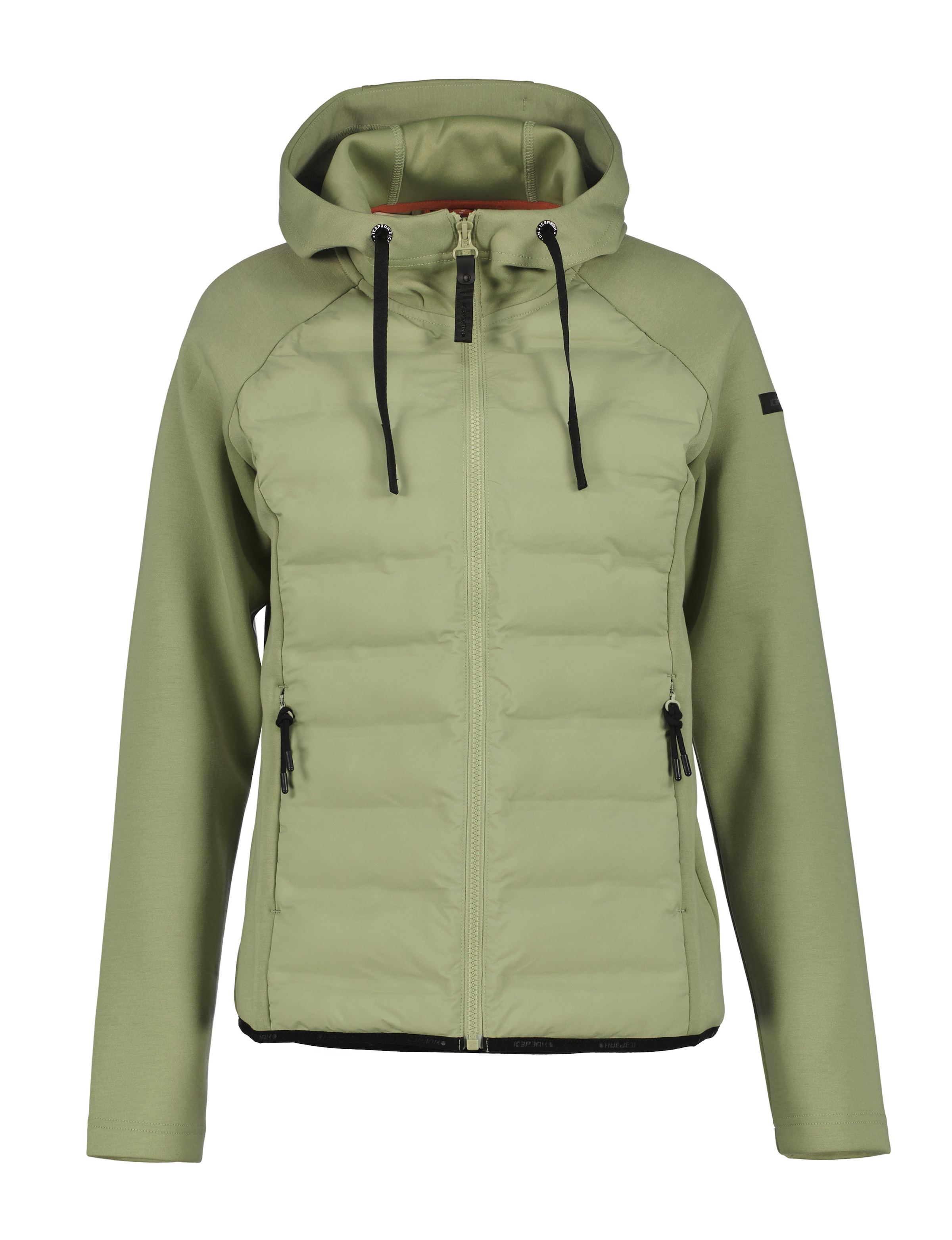 Icepeak Hybridjacke »ICEPEAK ASHBURN« mit fester Kapuze und Kordelzügen, aus 4-Wege-Stretch-Material