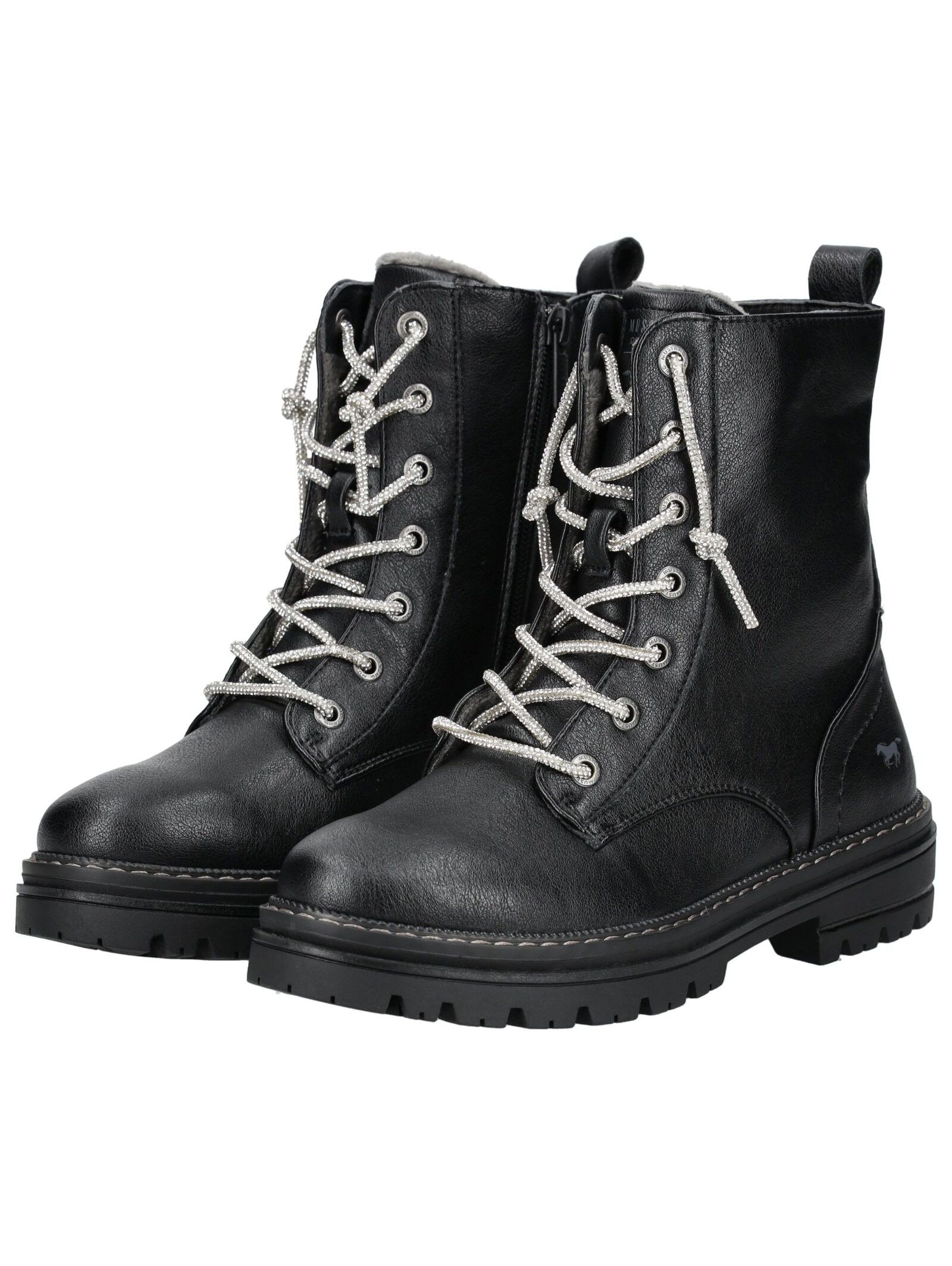 Mustang Shoes Schnürstiefelette »Mustang Shoes Stiefelette Lederimitat«