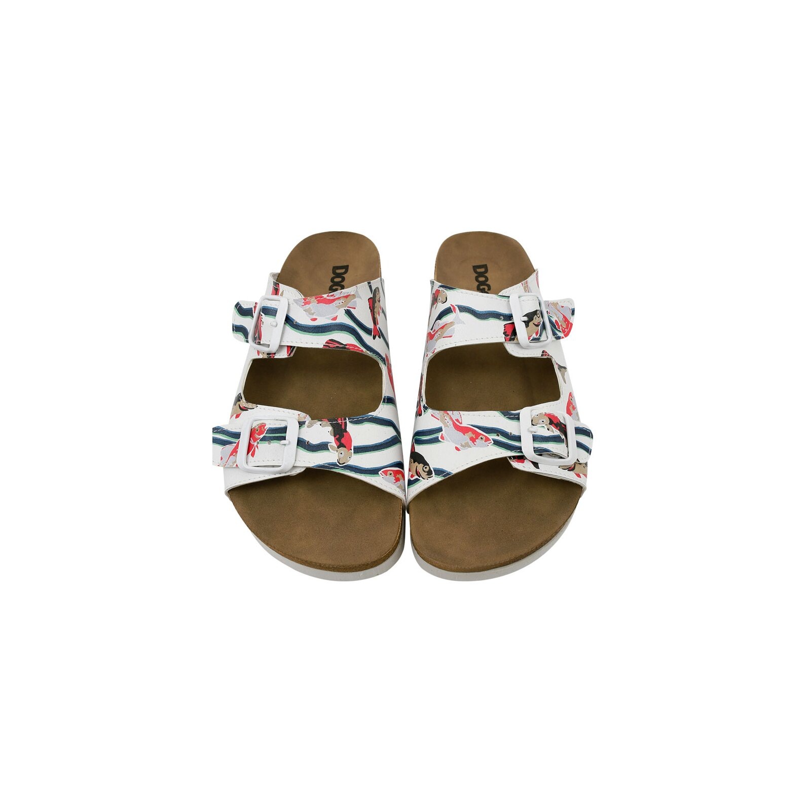Thumbnail - DOGO Pantolette "Stella Pantolette Koi World Damen Sandalen", Handgefertigt