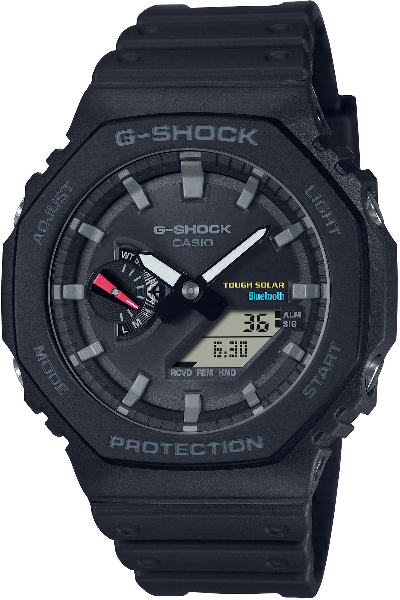 Smartwatch »GA-B2100-1AER«, (Solaruhr, Armanduhr, Herrenuhr, Bluetooth, bis 20 bar...