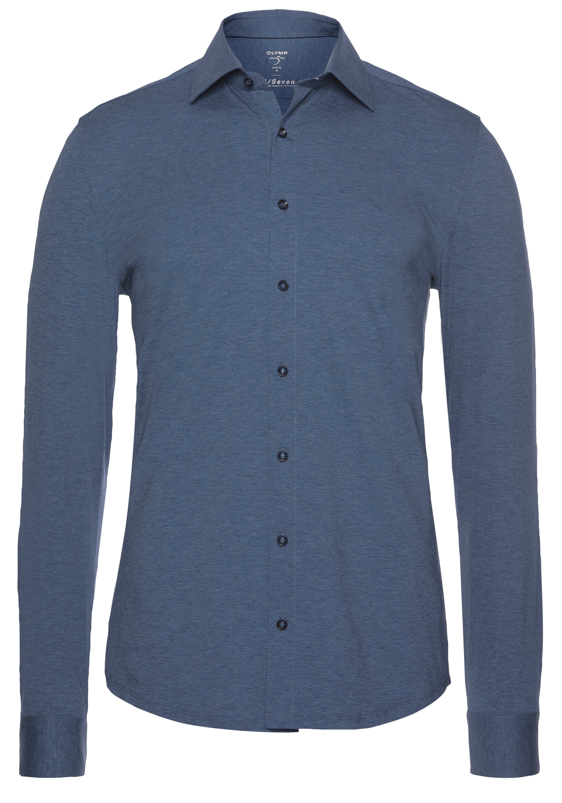 OLYMP Level Five 24/Seven Shirt Smoky Blue 39 3
