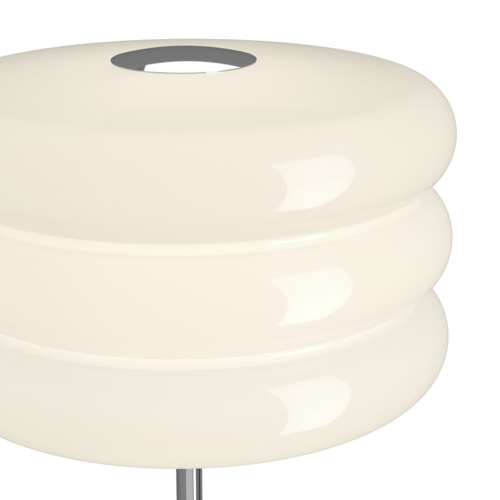 EGLO LED Stehlampe »TORTORA« E27 1 Stk. Stehleuchte, Lampe, Wohnzimmerlampe, chrom Glas, H:160cm, Ø 30 cm