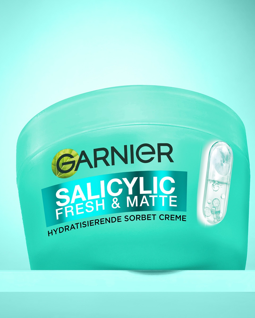 GARNIER Tagescreme »FRESH & MATTE SALICYLIC SORBET CREME« sanftes Peeling gegen Pickel und Unreinheiten
