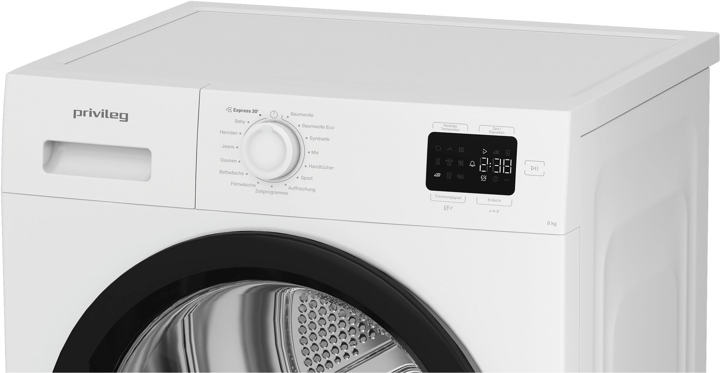 Privileg Wärmepumpentrockner »PT 840D W«, 8 kg