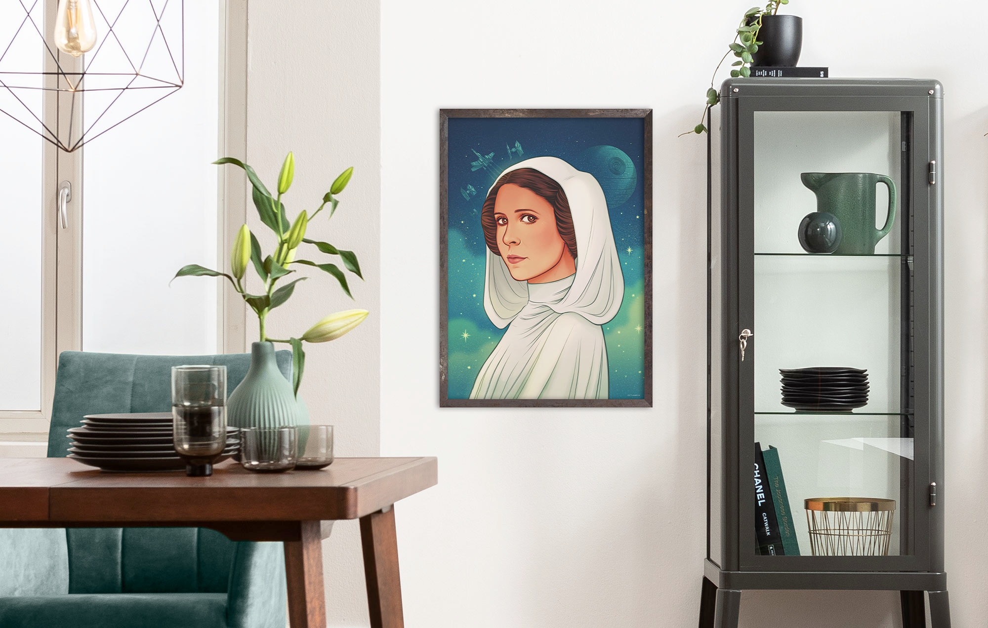 Komar Wandbild »Star Wars Princess of Alderaan«, Disney, (Set, 1 St.), 30 x 40 cm (Breite x Höhe) - Kinderzimmer, Dekoration