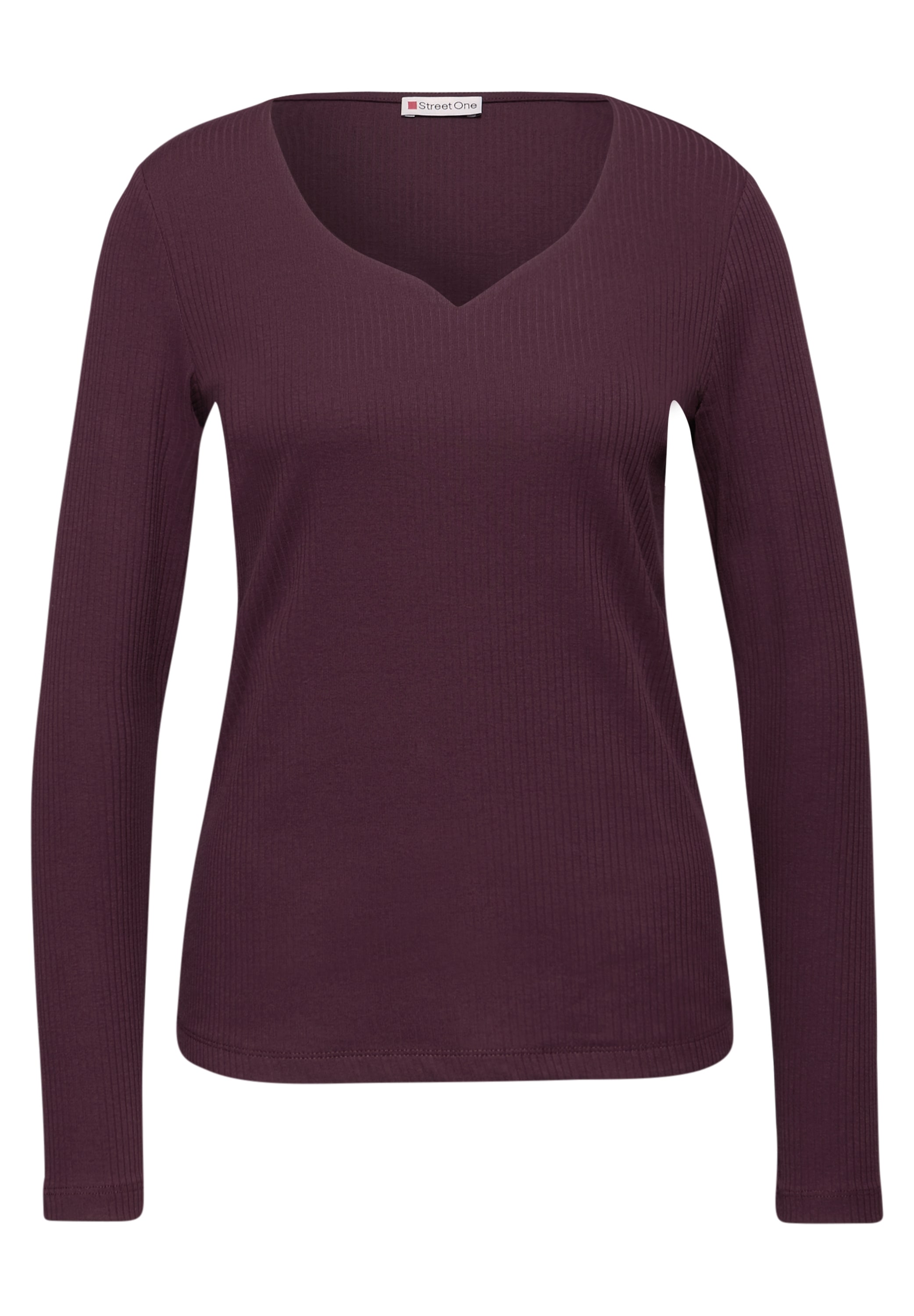 STREET ONE Langarmshirt im soften Baumwoll-Mix