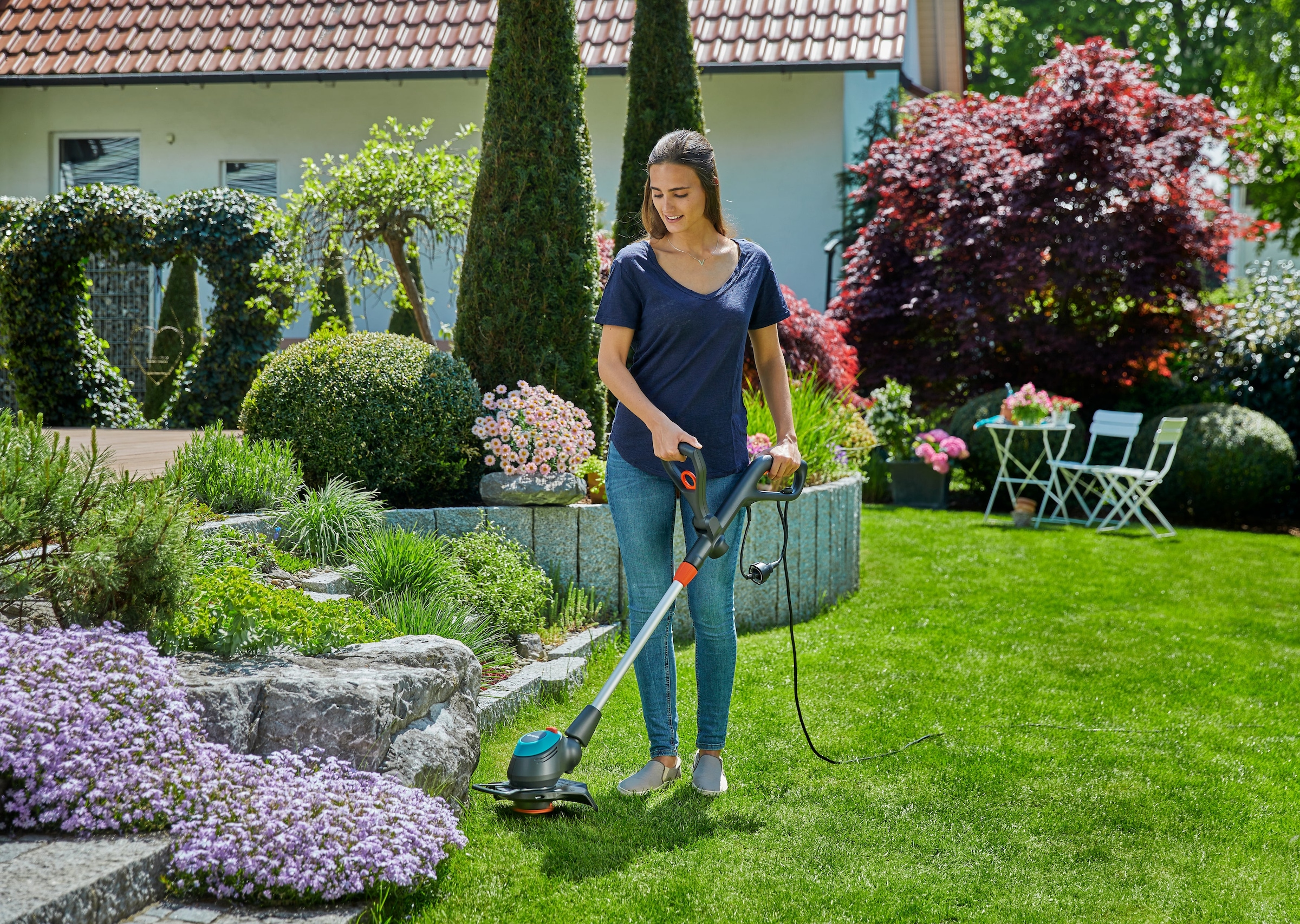 GARDENA Elektro-Rasentrimmer »EasyCut 450/25« Trimmen mit Leichtigkeit und intuitiver Handhabung