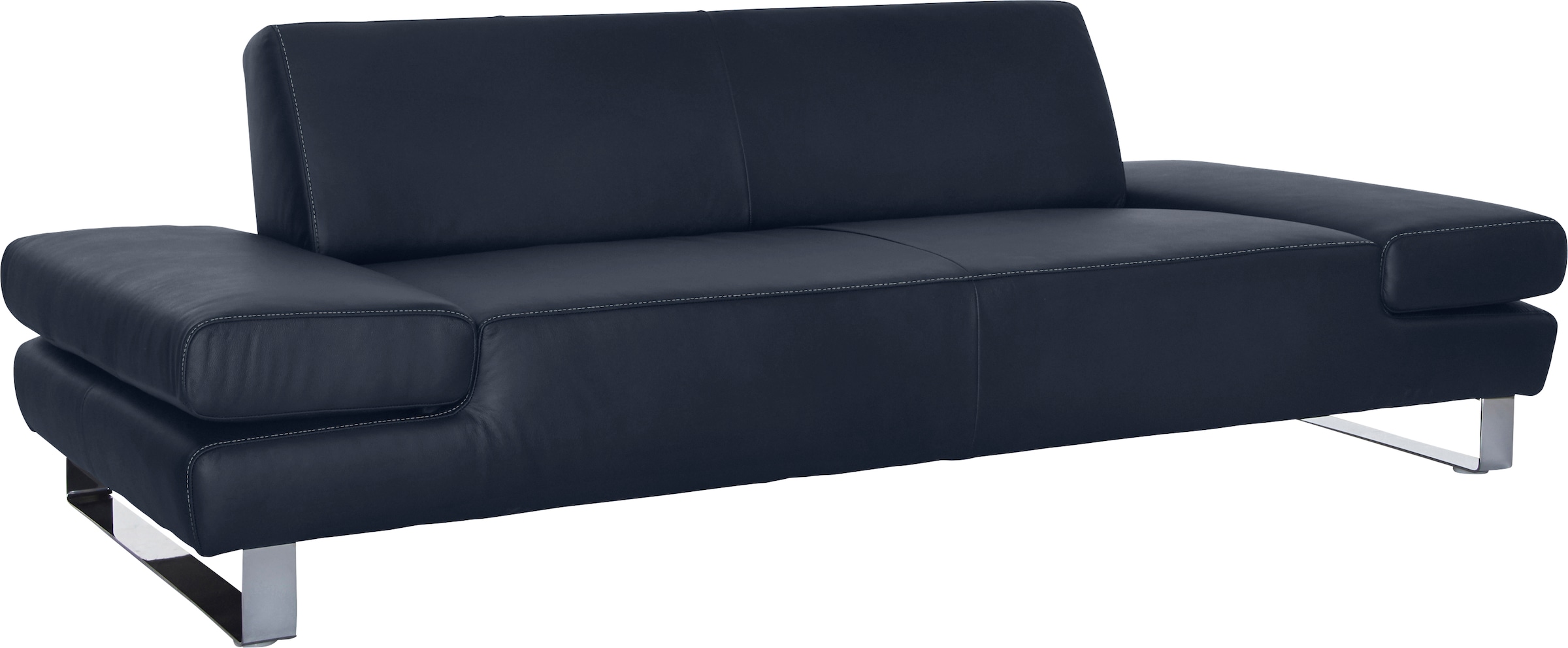 W.SCHILLIG 3-Sitzer »taboo Designsofa mit hohem Sitzkomfort«, mit Normaltiefe, inklusive Armlehnenverstellung, mit Kontrastnaht