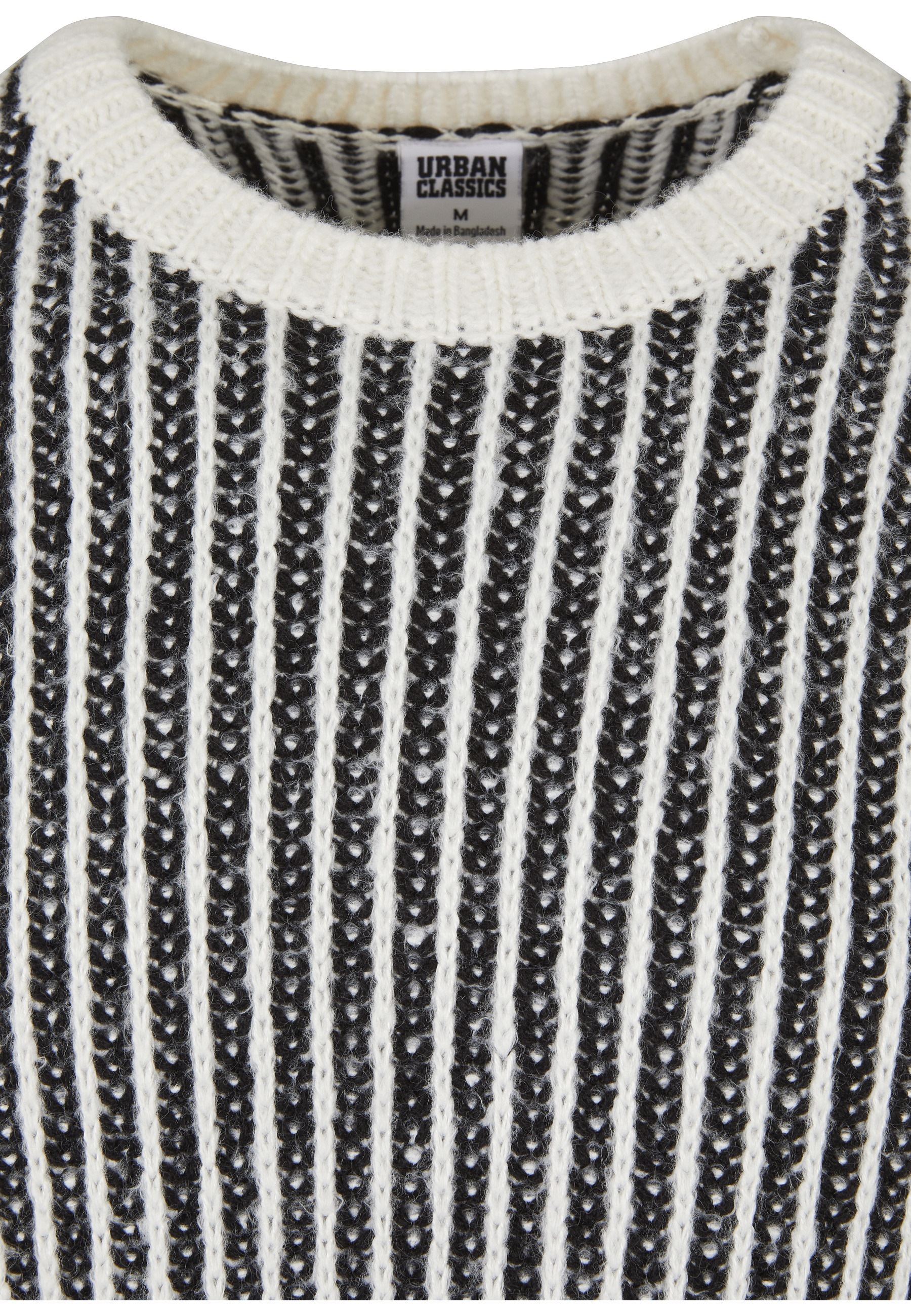 URBAN CLASSICS Rundhalspullover »Urban Classics Herren Oversized Two Tone Sweater« 1 Stk.