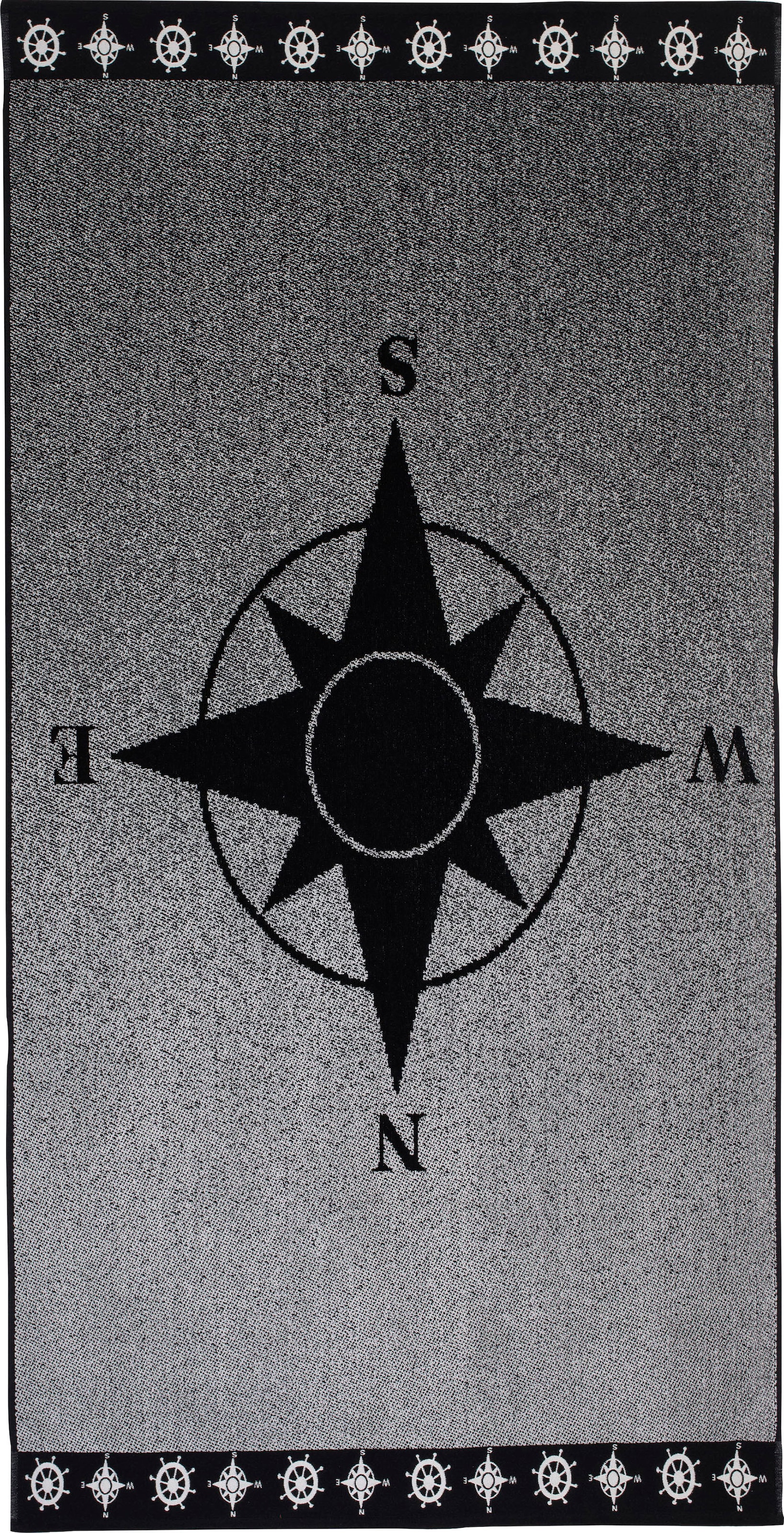 »Kompas«, BAUR Strandtuch Badetuch, Rechnung | Motiv maritimes auf St.), (1 Gözze