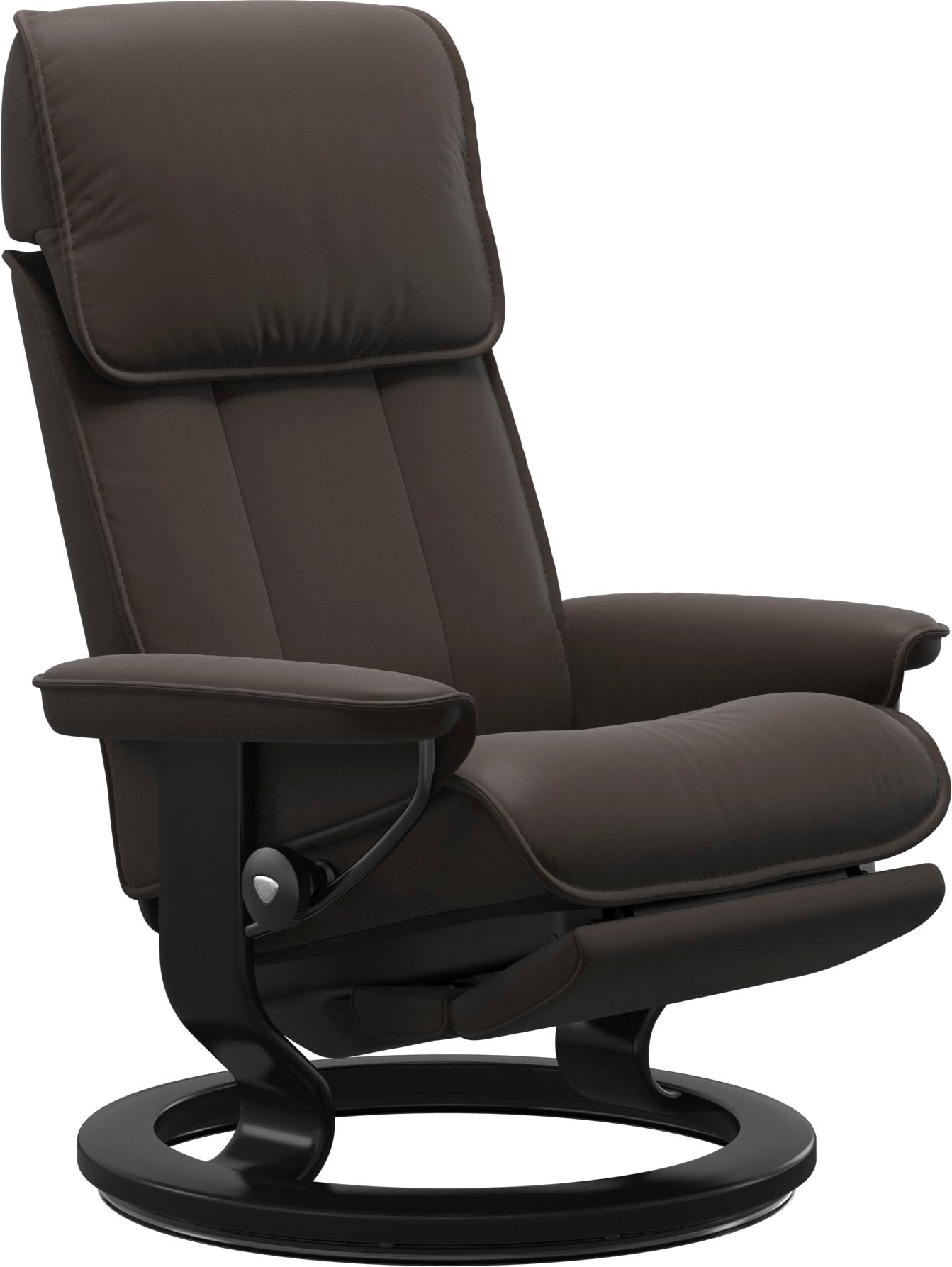 Stressless Relaxsessel "Admiral", verstellbar, optional 2-motorisch, Größe M & L, Gestell Schwarz