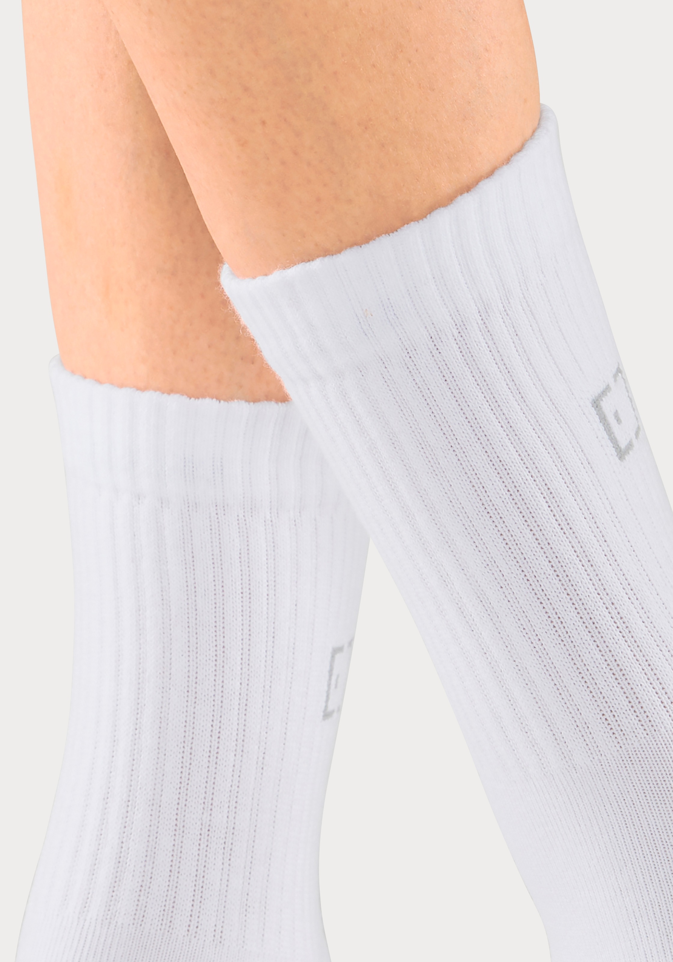 BAUR eingestricktem Socken, mit (3 Elbsand und Schriftzug | bestellen Markenlogo für Paar),
