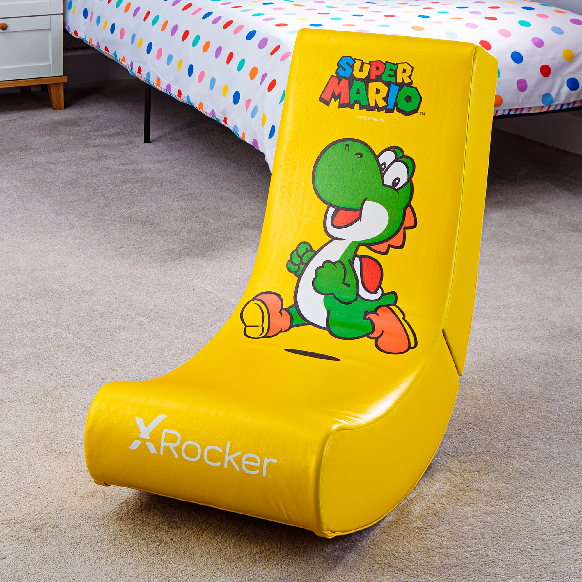 X Rocker Gaming-Stuhl »Nintendo Super Mario Floor - Yoshi (Joy Edition)«, Kunstleder, Joy Edition