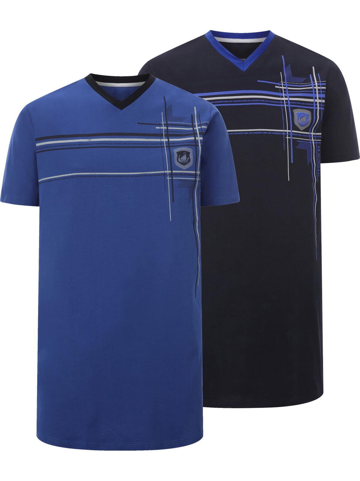 Jan Vanderstorm Pyjama »Doppelpack Nachthemd ALOF«