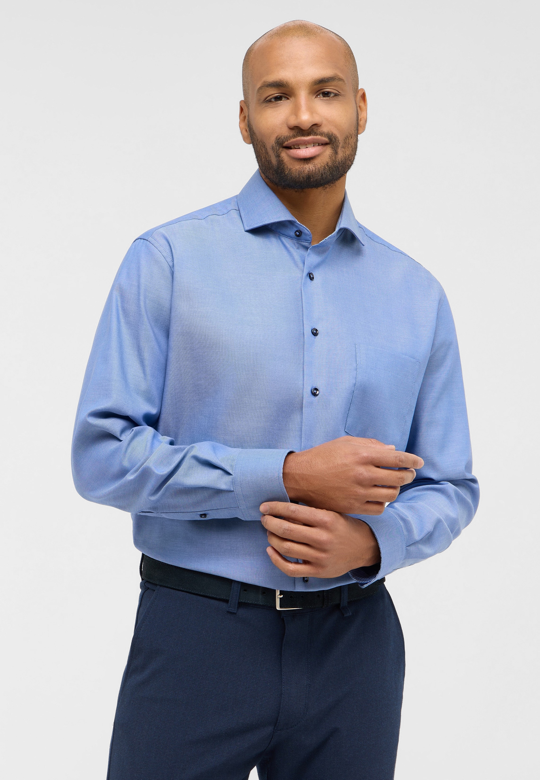 Eterna Langarmhemd »MODERN FIT«, NON IRON (bügelfrei)