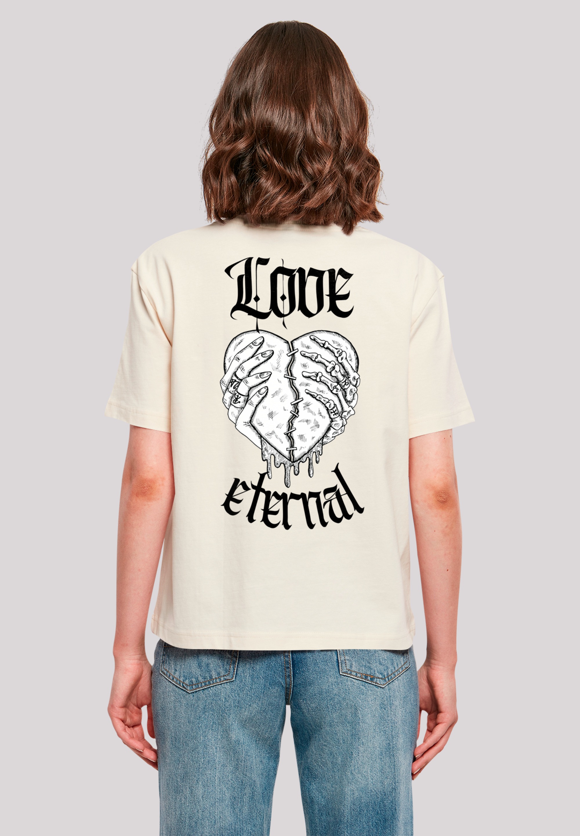 F4NT4STIC T-Shirt "Love Eternal Herz in Händen", Premium Y2K Streetwear günstig online kaufen