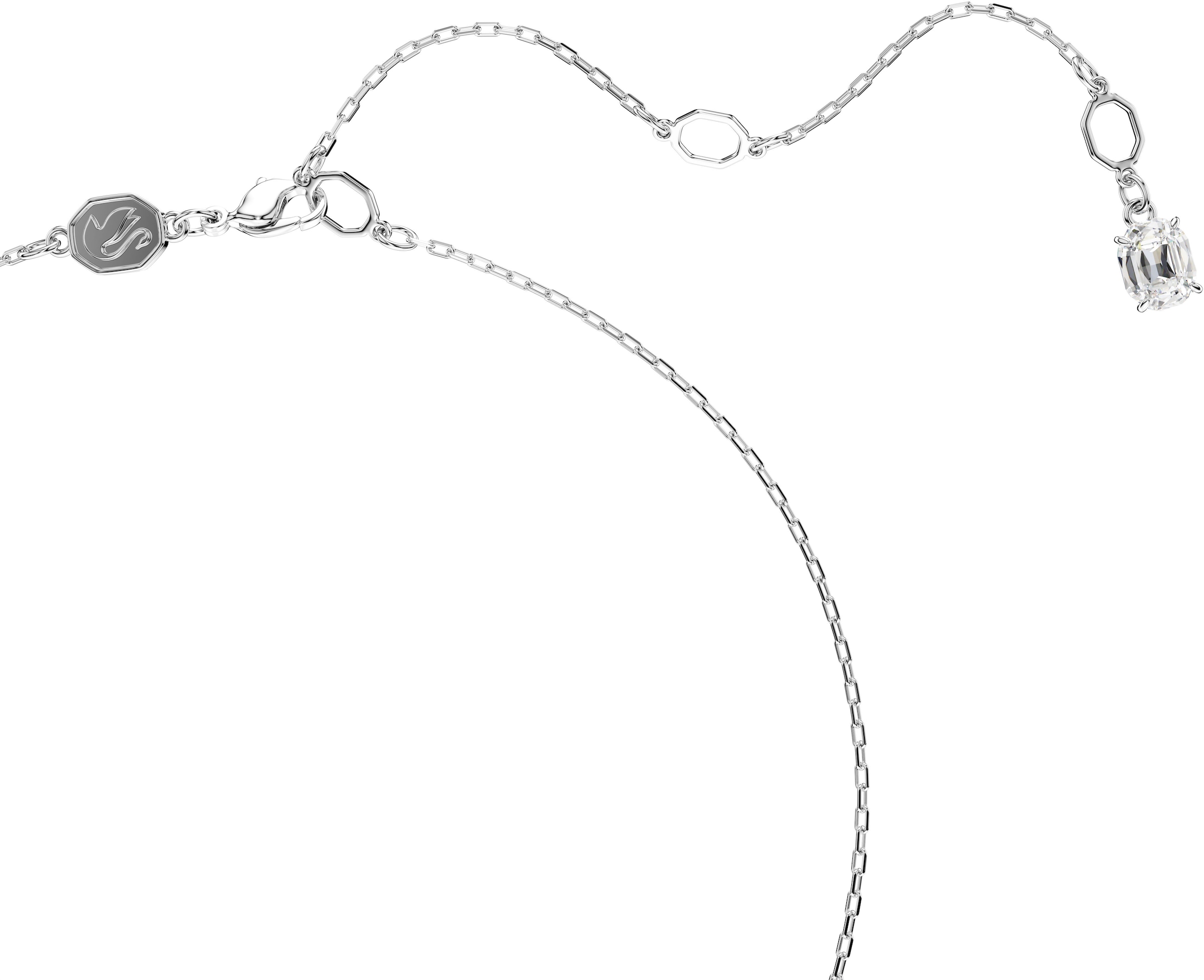 Swarovski Kette mit Anhänger »Schmuck Geschenk Swan Anhänger Schwan, 5705721«, mit Swarovski® Zirkonia (synth.)