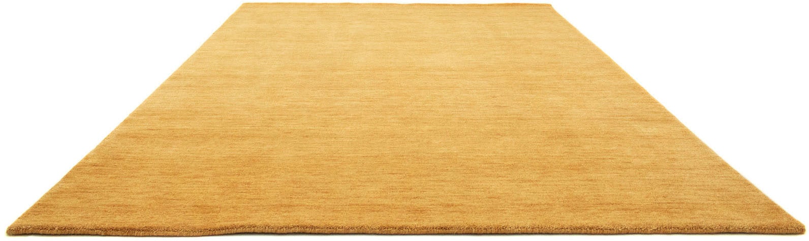 morgenland Wollteppich »Uni - Gabbeh Teppich - Softy«, rechteckig, 1,6 mm Höhe, Gabbeh Optik, Uni Farben, reine Wolle, sehr weicher Flor, Wohnzimmer