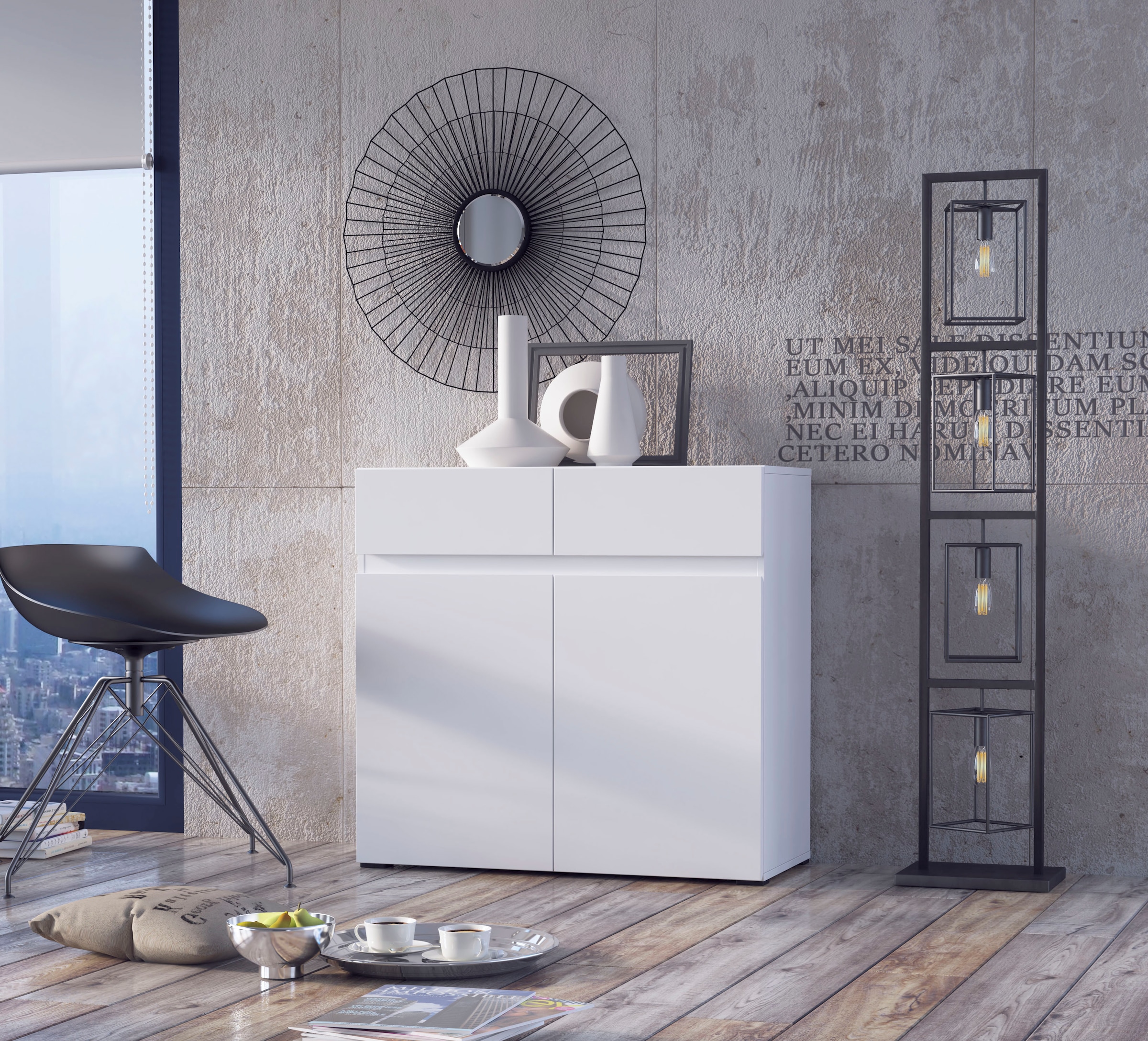 Home affaire Kommode "Rimini" Breite 90 cm günstig online kaufen