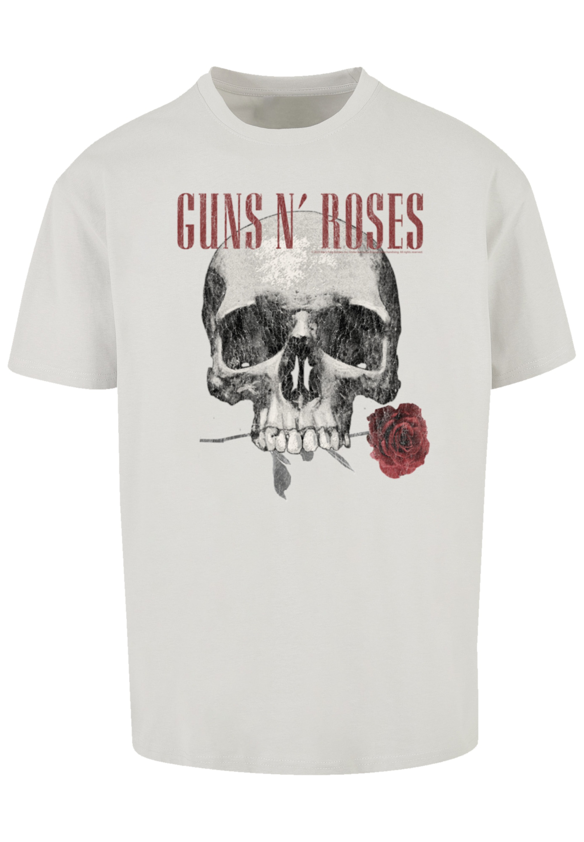F4NT4STIC T-Shirt »Guns 'n' Roses Flower Skull Rock Musik Band«, Premium Qualität