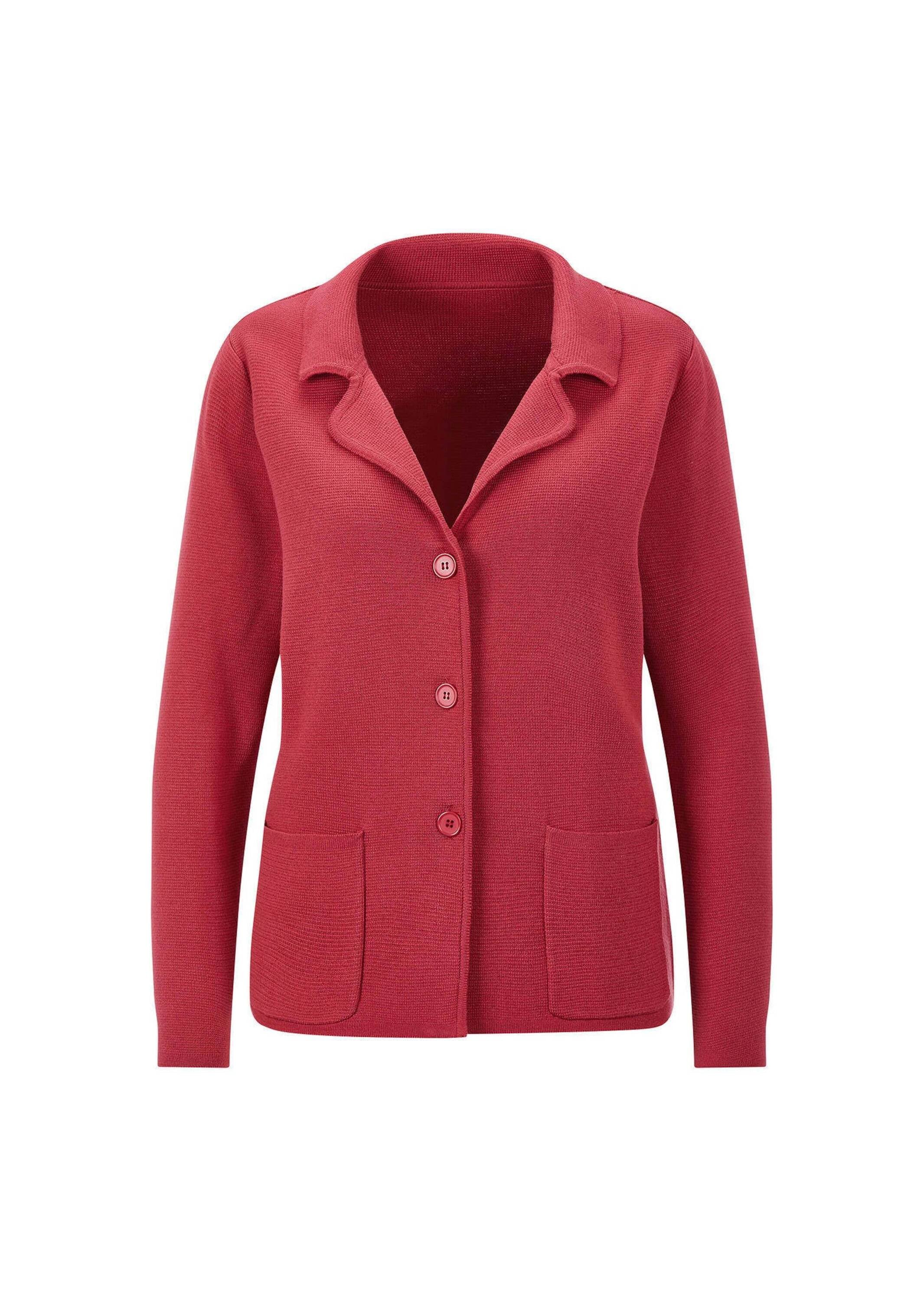 GOLDNER Jackenblazer "Milano-Ripp-Blazer mit Reverskragen" figurschmeichele günstig online kaufen