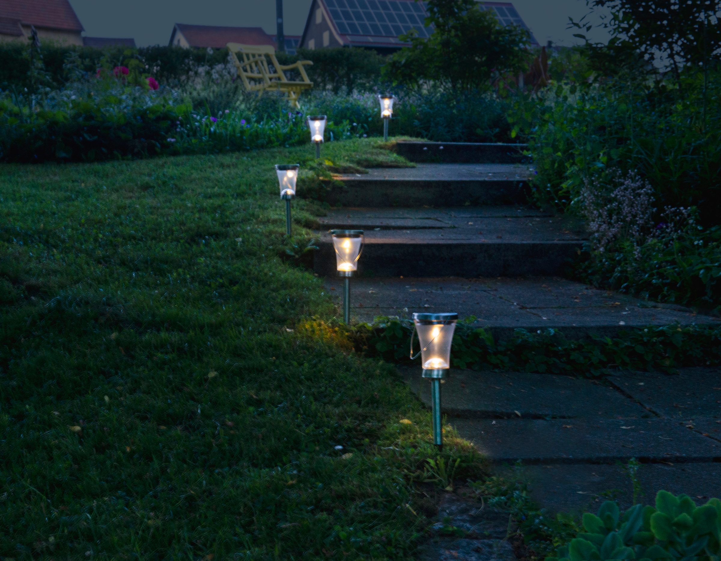 näve LED Solarleuchte, 1 flammig