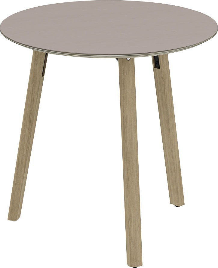 OTTO products Esstisch »Tables«, Füße aus Eiche massiv, mit schöner Linoleum Beschichtung kaufen