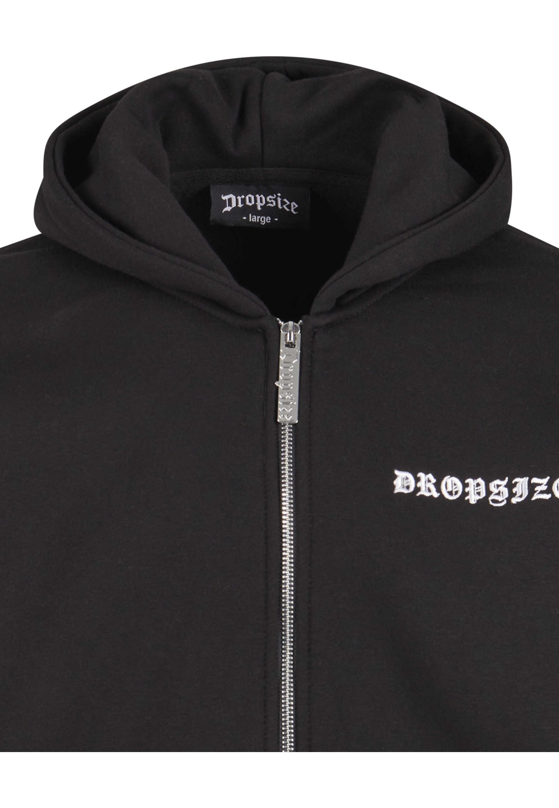 Dropsize Kapuzensweatshirt »Dropsize Herren Super Heavy Oversized Crime Zip Hoodie«, 1
