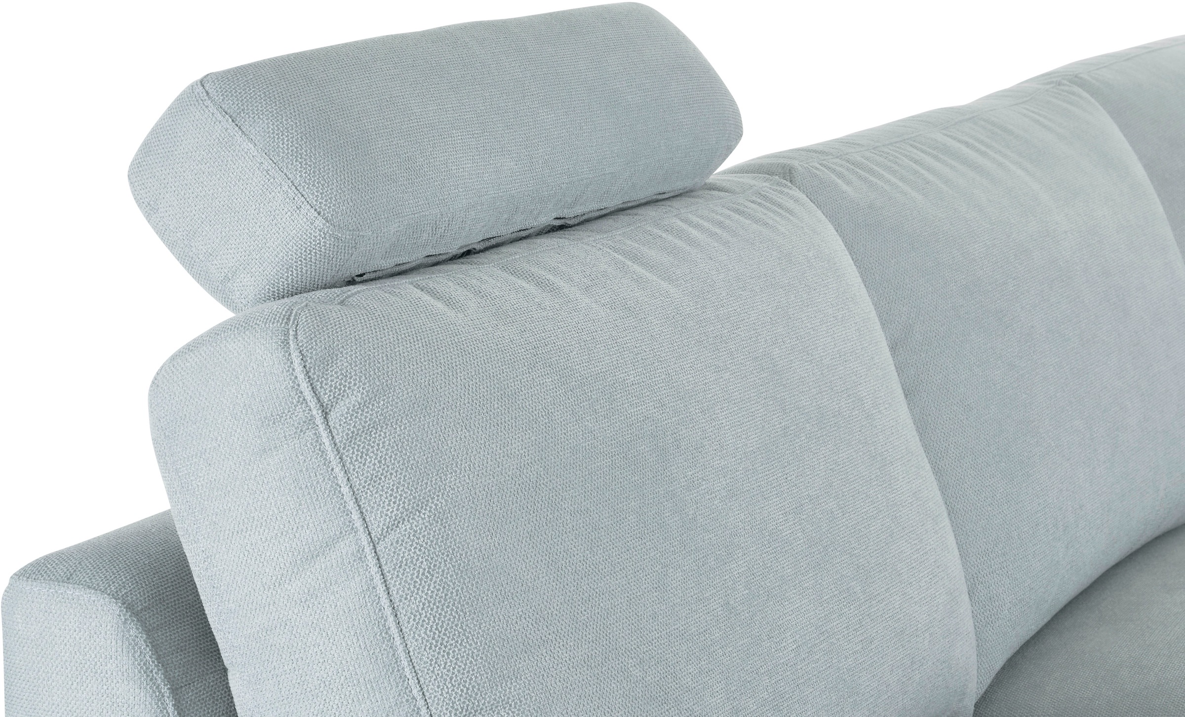 3C Candy Ecksofa »Lecce, wahlweise PUR-Schaumstoff oder Tonnentaschenfederkern«, Bett im 2,5-Sitzer, teilmotorische Schlaffunktion im Longchair, L-Form