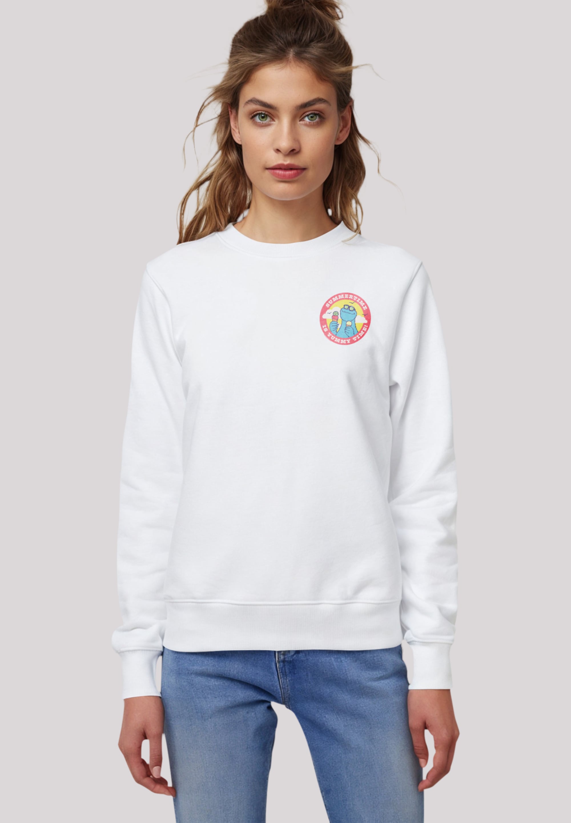 F4NT4STIC Sweatshirt "Sesamstraße Cookie Monster Yummy", Premium Qualität günstig online kaufen