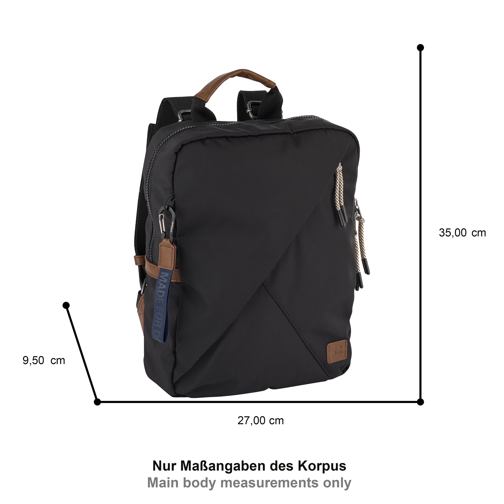 camel active Rucksack "Aurum" aus recyceltem Polyester in Nylonstruktur, le günstig online kaufen