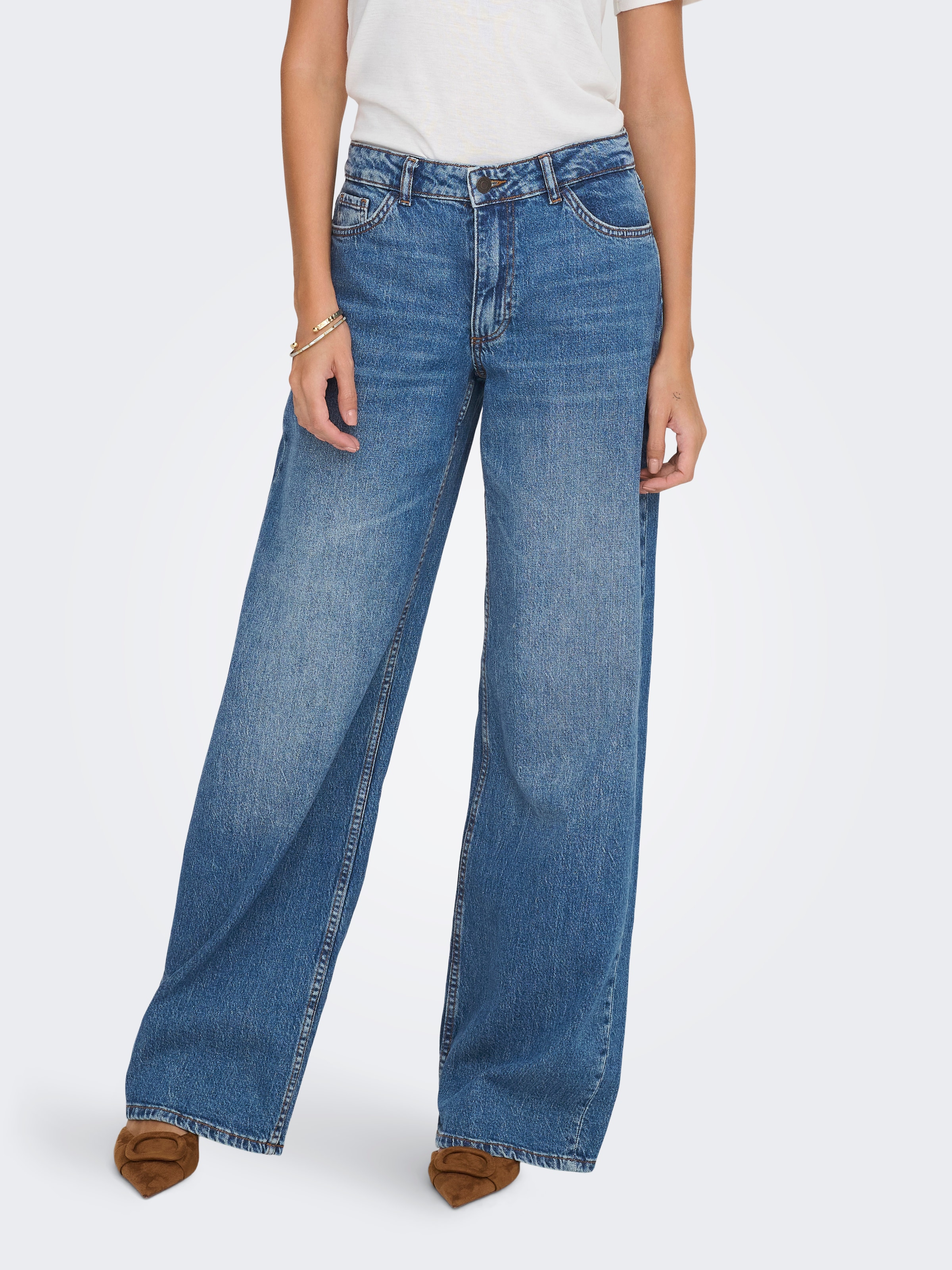 JDY Relax-fit-Jeans "JDYRUBY MW WID MB 1006 DNM NOOS" günstig online kaufen