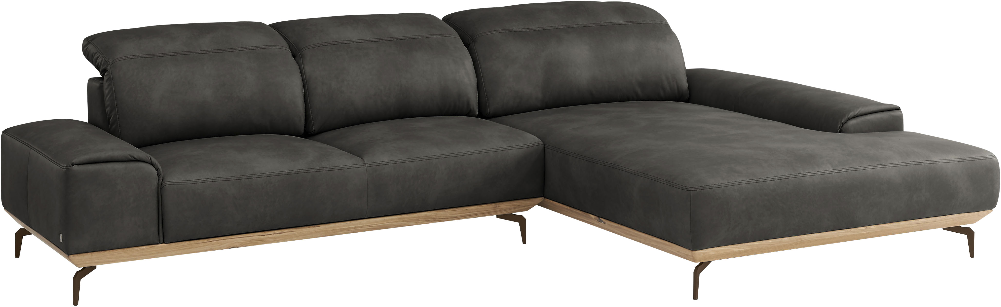 Thumbnail - Musterring Wohnlandschaft "MR 2490" Bronze-Fuß, Sitzhöhe 48cm, wahlweise mit Funktionen, Maße 342 x 207 cm