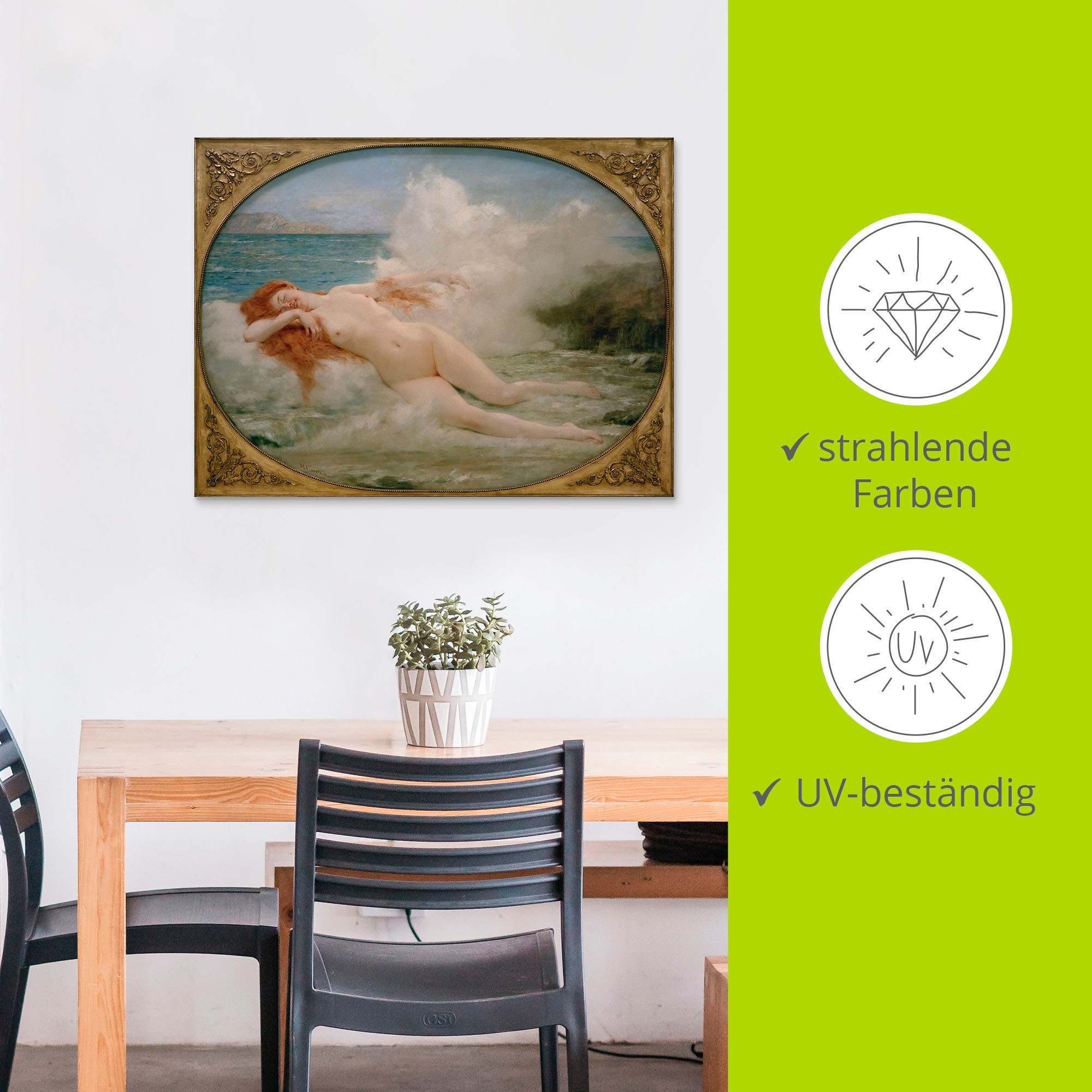 Artland Wandbild »Geburt der Venus«, Gottes Bilder, (1 St.), als Alubild, Outdoorbild, Leinwandbild, Poster in verschied. Größen