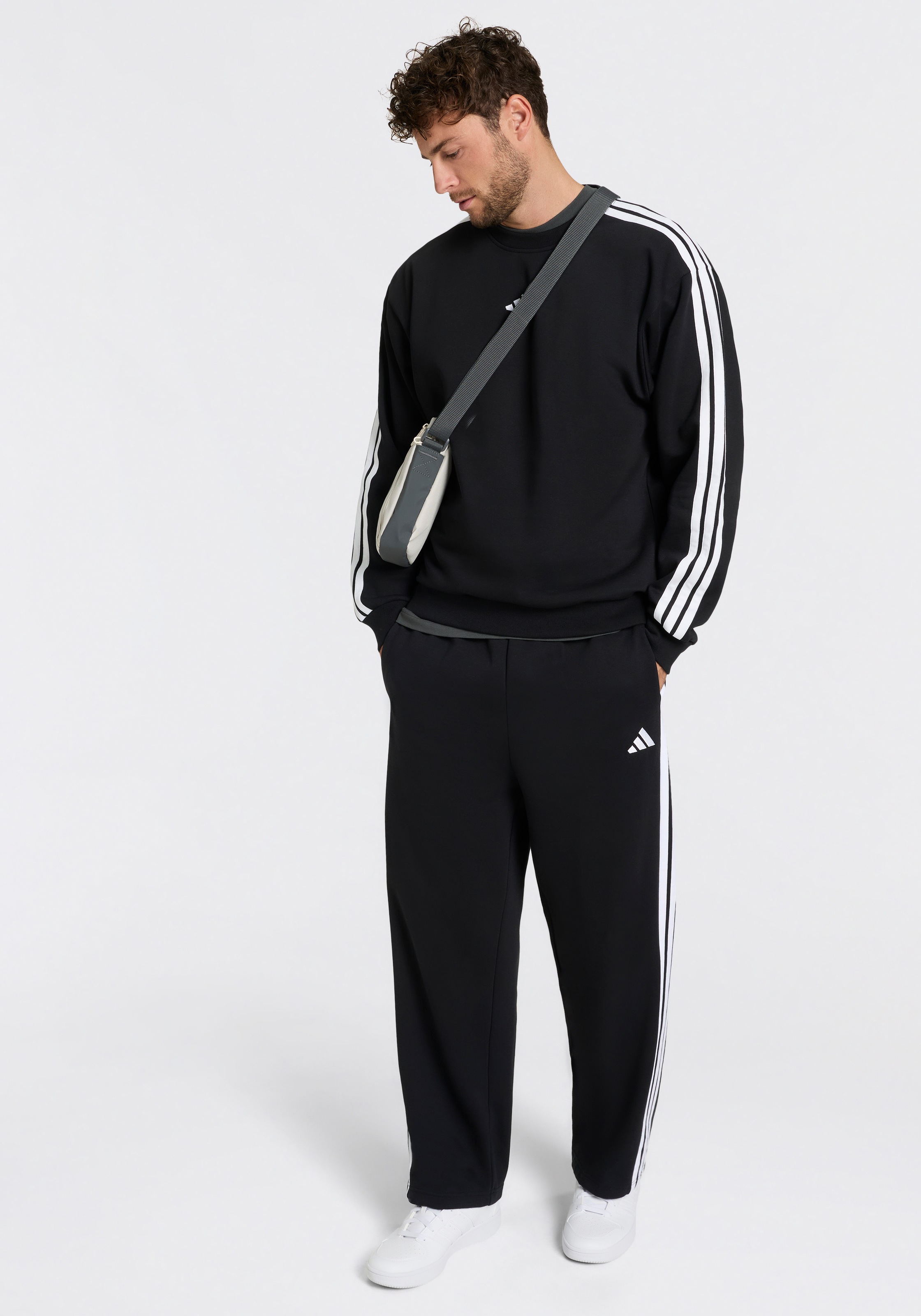 adidas Sportswear Sweatshirt »ESSENTIALS 3-STREIFEN, FLEECE«
