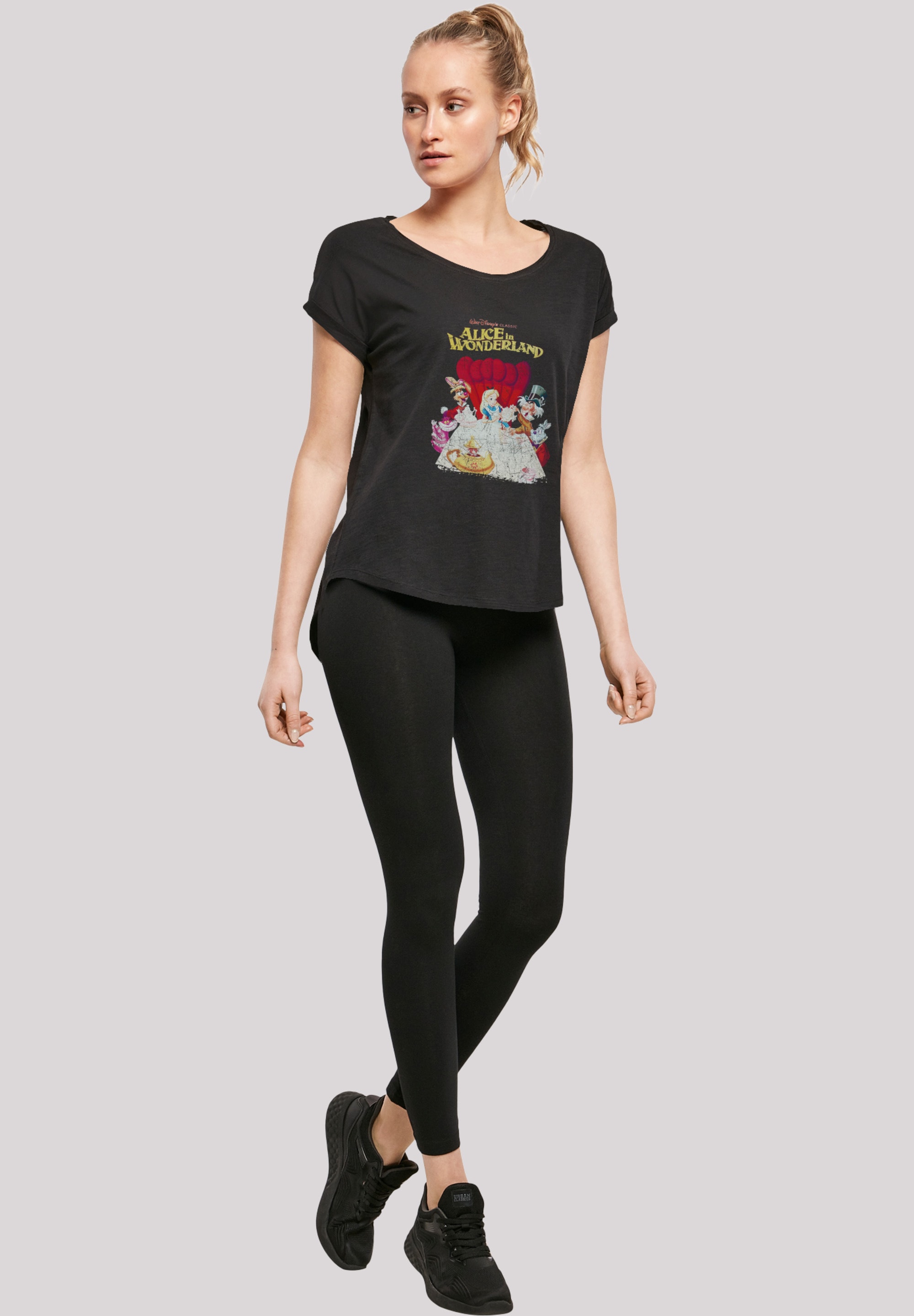 F4NT4STIC T-Shirt »Alice im Wunderland Retro Poster«, Print