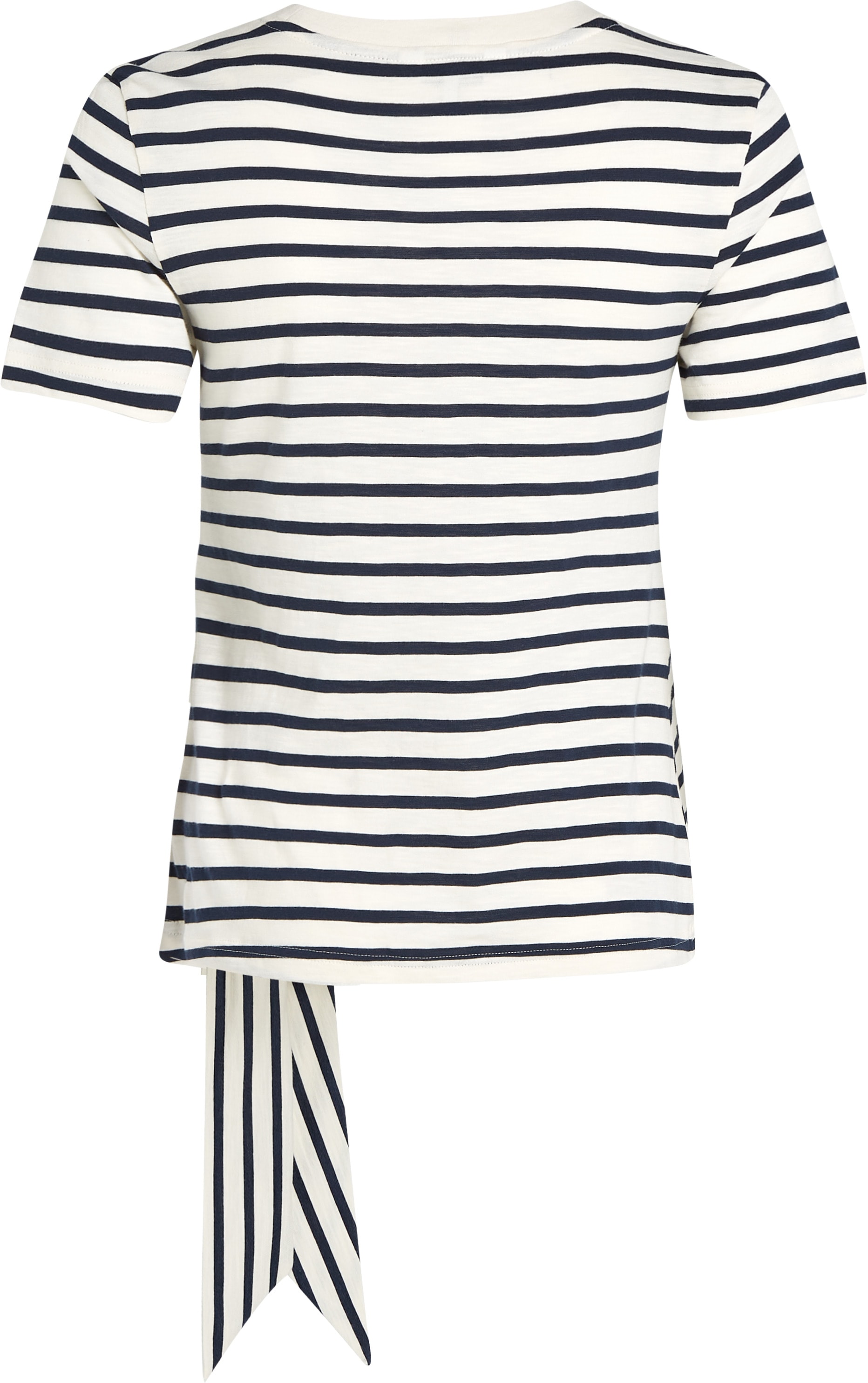 Tommy Hilfiger T-Shirt »KNOT BOAT-NK SS TEE«, in asymmetrischer Form