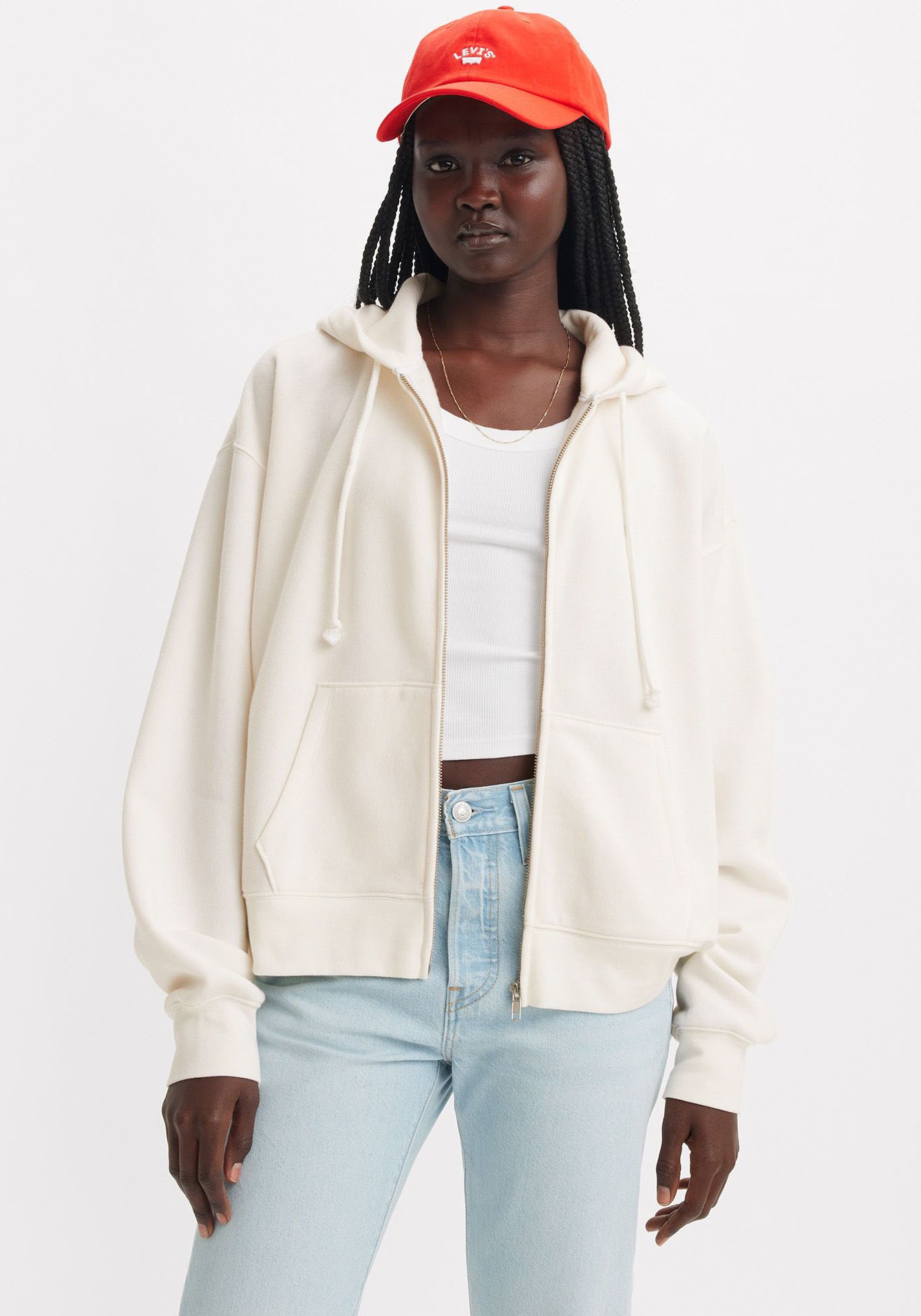 Levis Kapuzensweatjacke "EVERYDAY ZIP HOODIE", mit Logo Stickerei günstig online kaufen